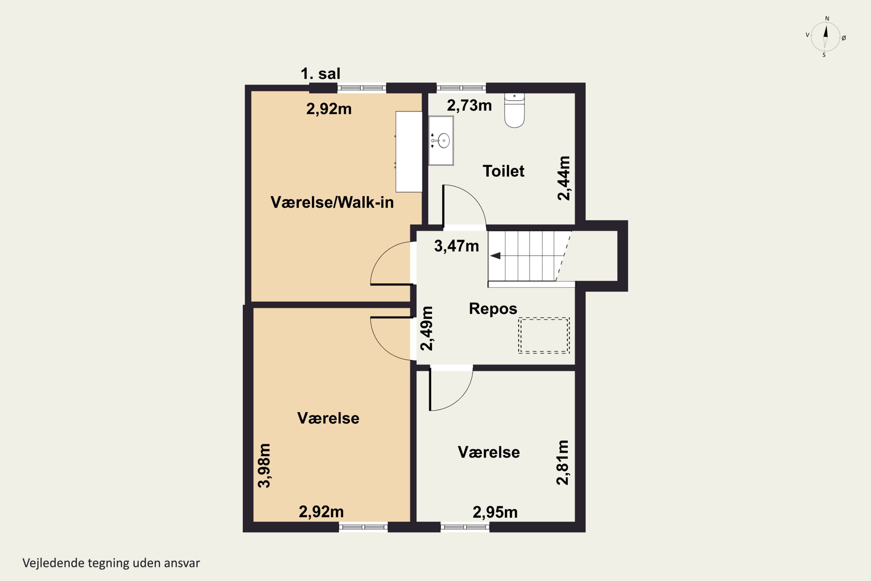 Plantegninger billede af Hans Rømersvej 20, 3720 Aakirkeby