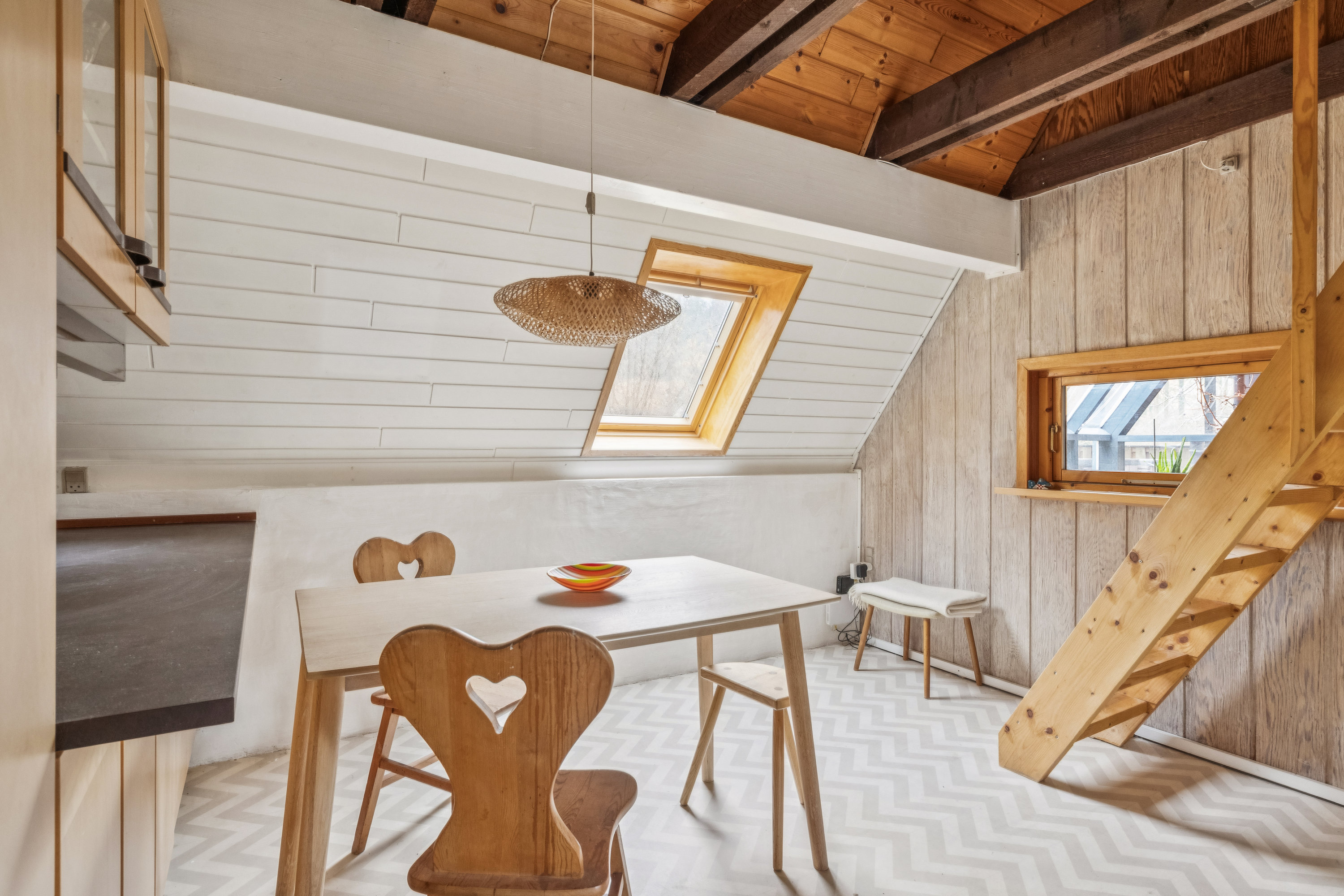 Fremhævet køkken alrum billede i fuldskærmstilstand. Billede af Mellemtoften 42, Selkær Mølle, 8585 Glesborg