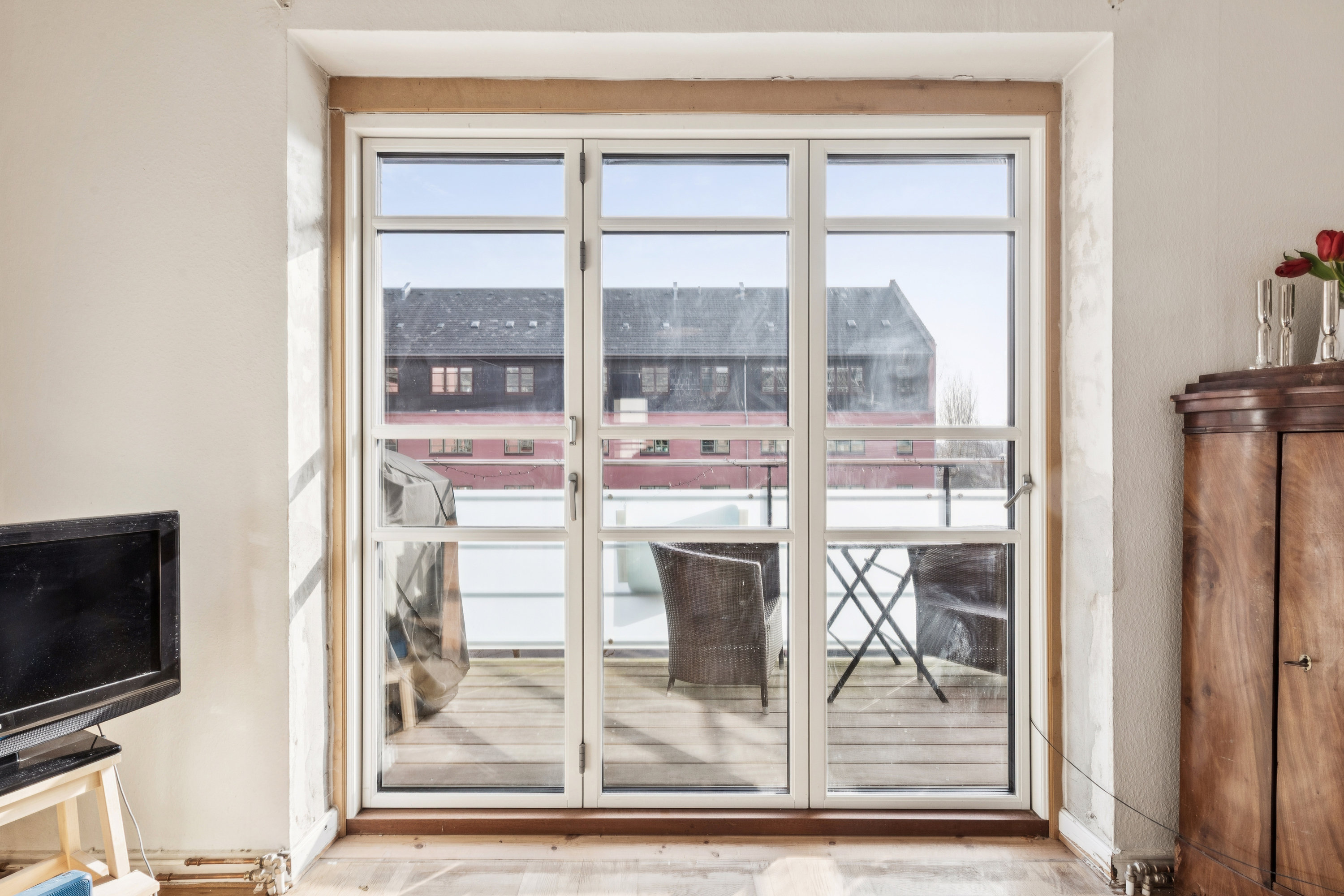 Fremhævet stue billede i fuldskærmstilstand. Billede af Peter Bangs Vej 101, 2. th., 2000 Frederiksberg