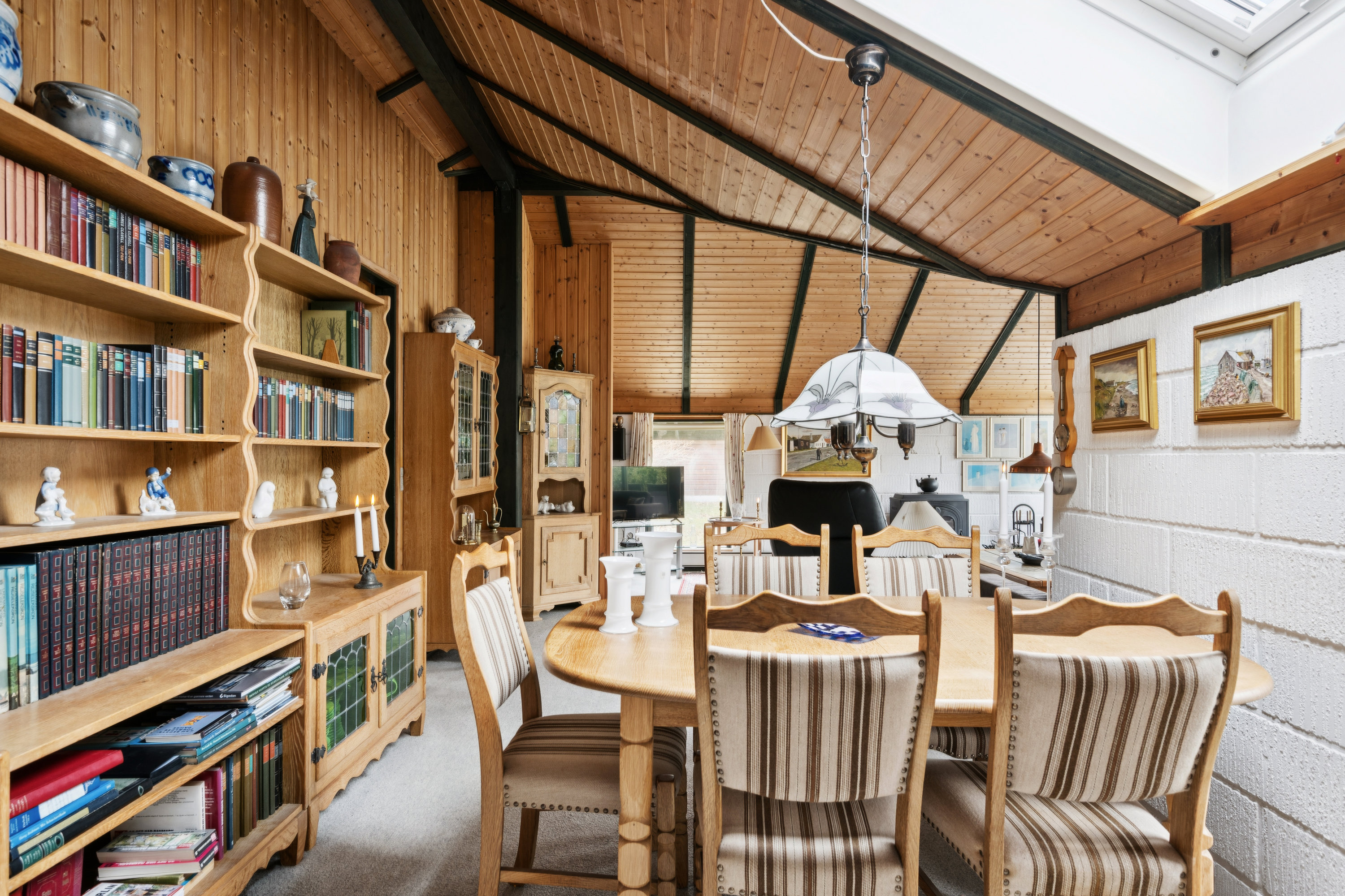 Fremhævet stue billede i fuldskærmstilstand. Billede af Kornvangen 5, Boeslum, 8400 Ebeltoft