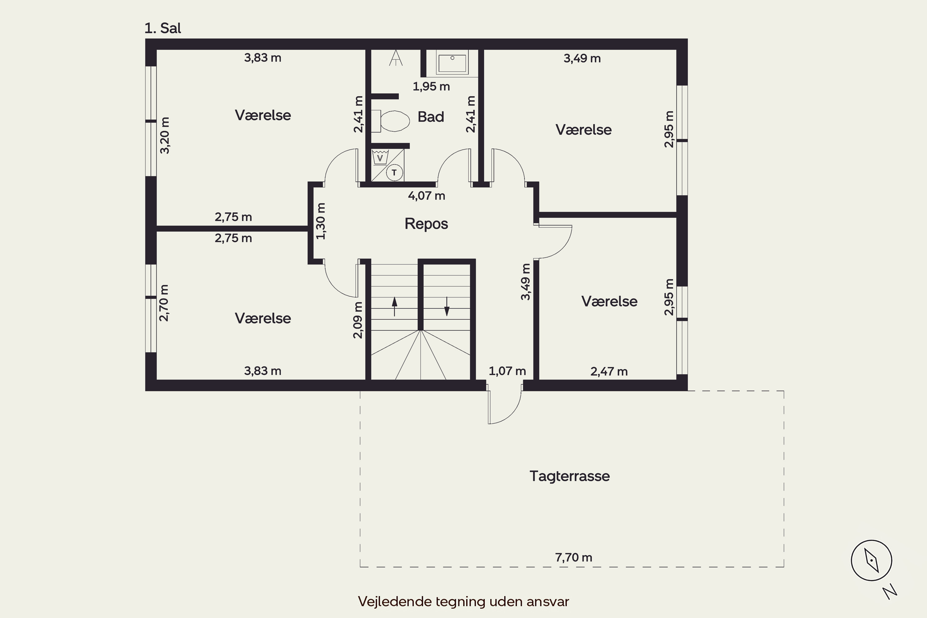 Plantegninger billede af Regnbuen 82, 3400 Hillerød