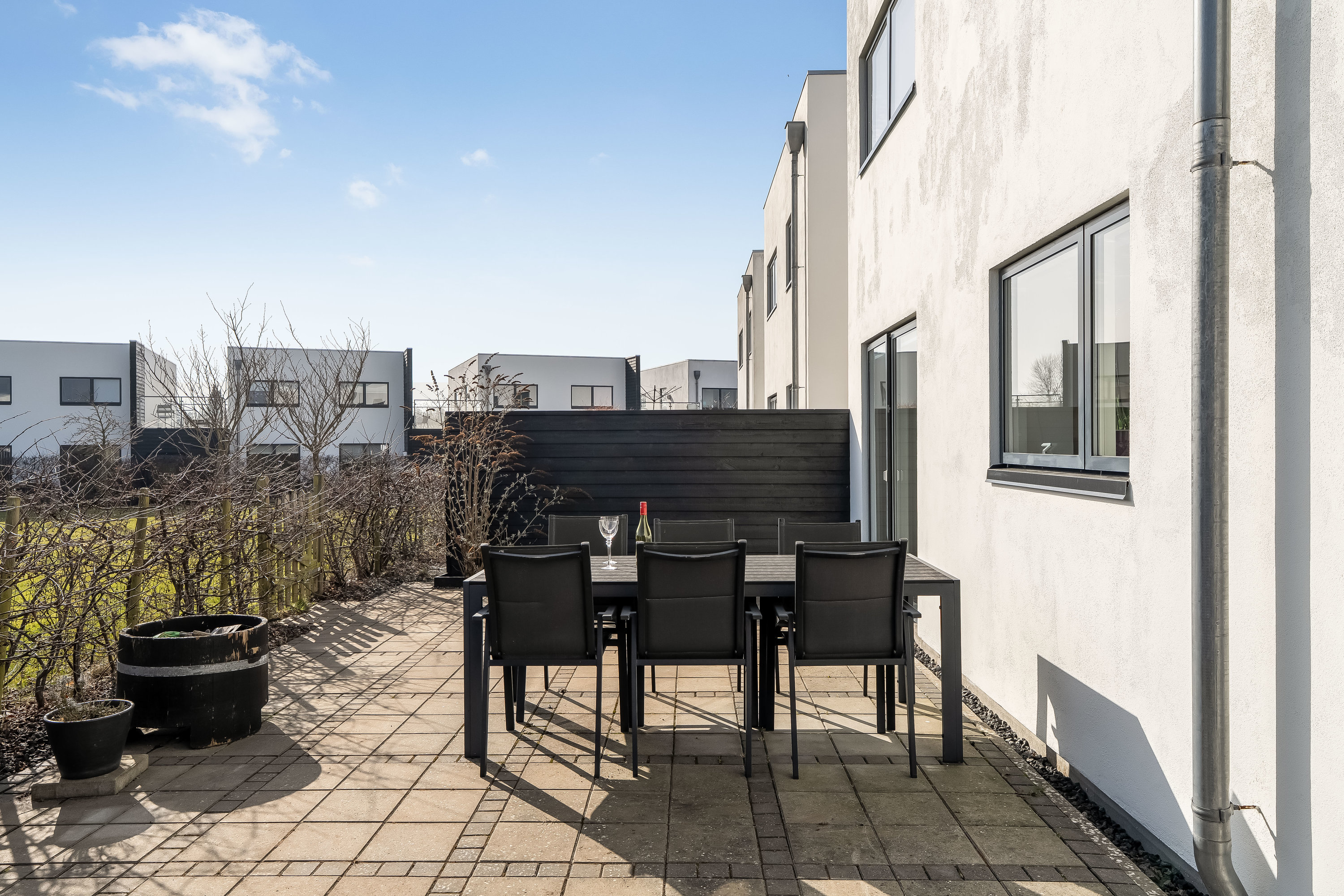 Fremhævet terrasse billede i fuldskærmstilstand. Billede af Regnbuen 82, 3400 Hillerød