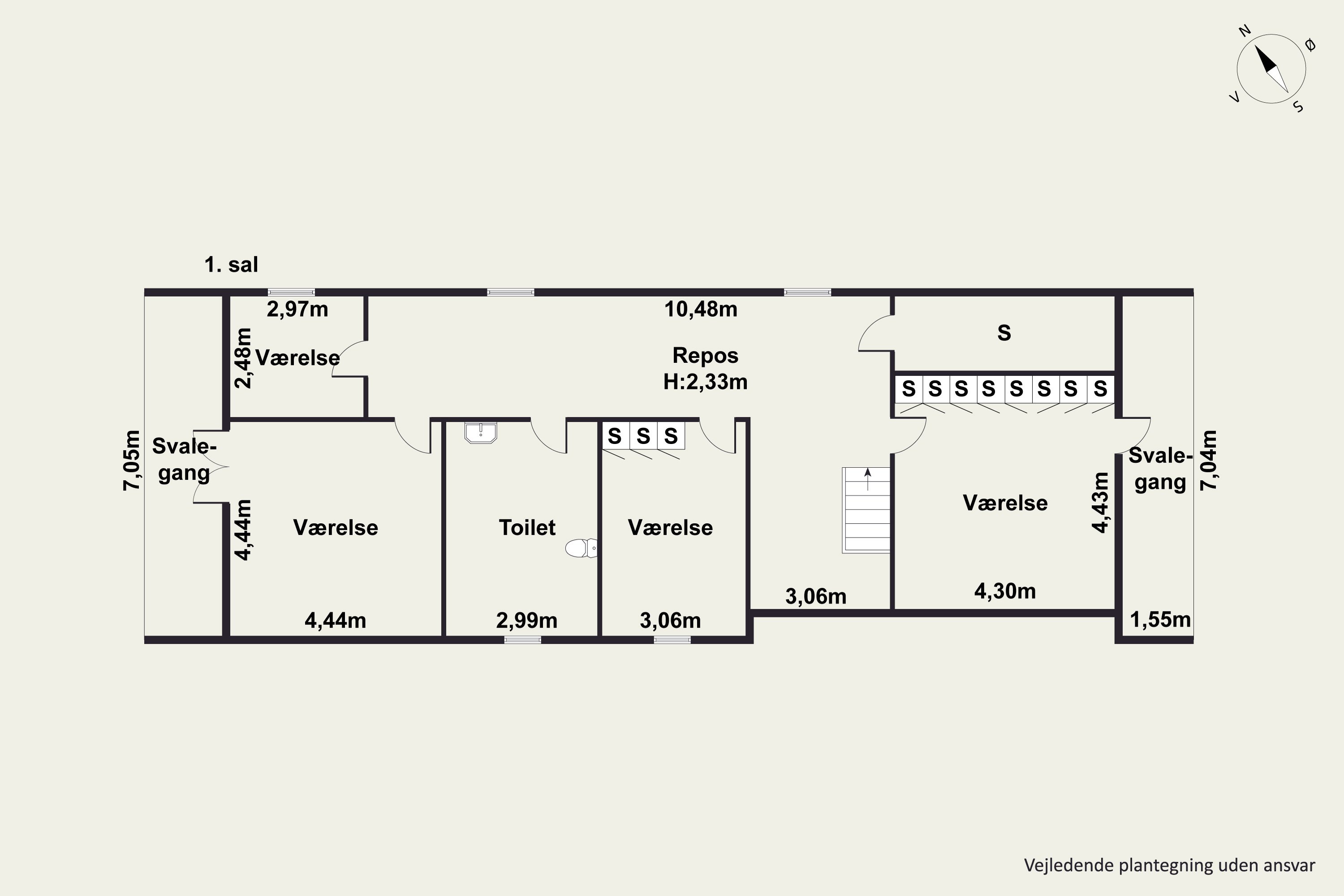 Plantegninger billede af Allerupvej 46, Allerup, 9320 Hjallerup