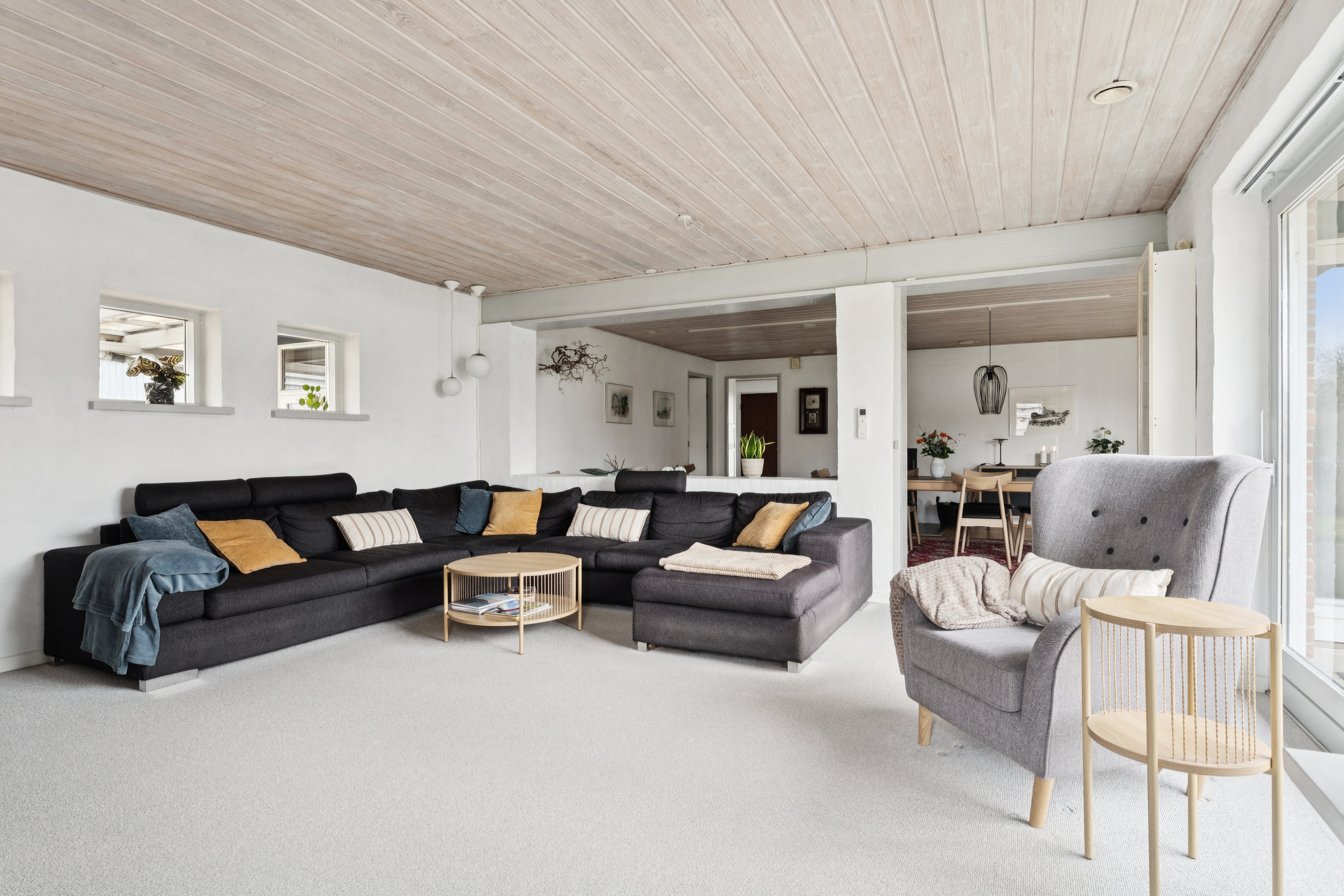 Fremhævet stue billede i fuldskærmstilstand. Billede af Stendiget 3, 8850 Bjerringbro