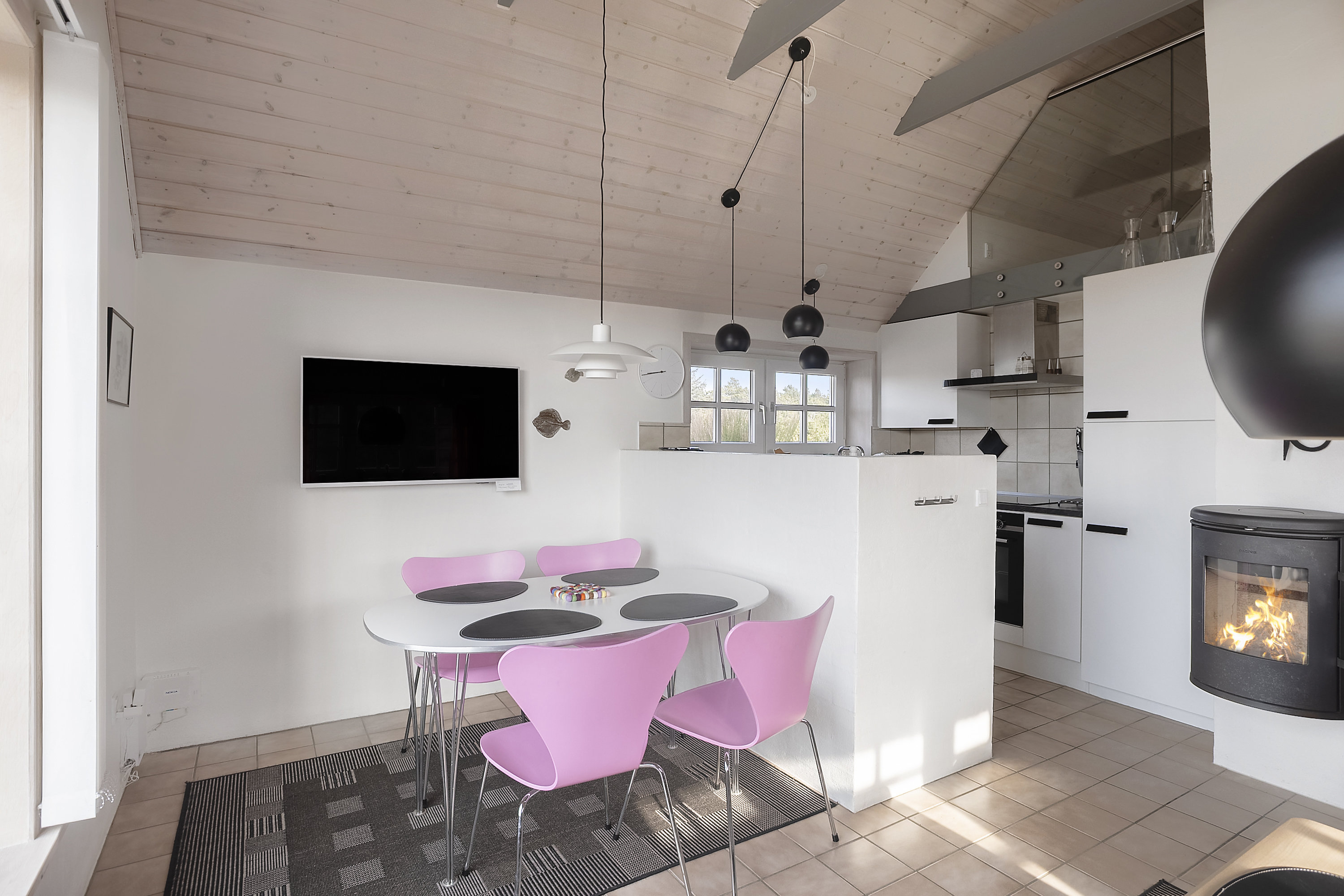 Fremhævet spisestue billede i fuldskærmstilstand. Billede af Gaffelbjergvej 75, Husby, 6990 Ulfborg