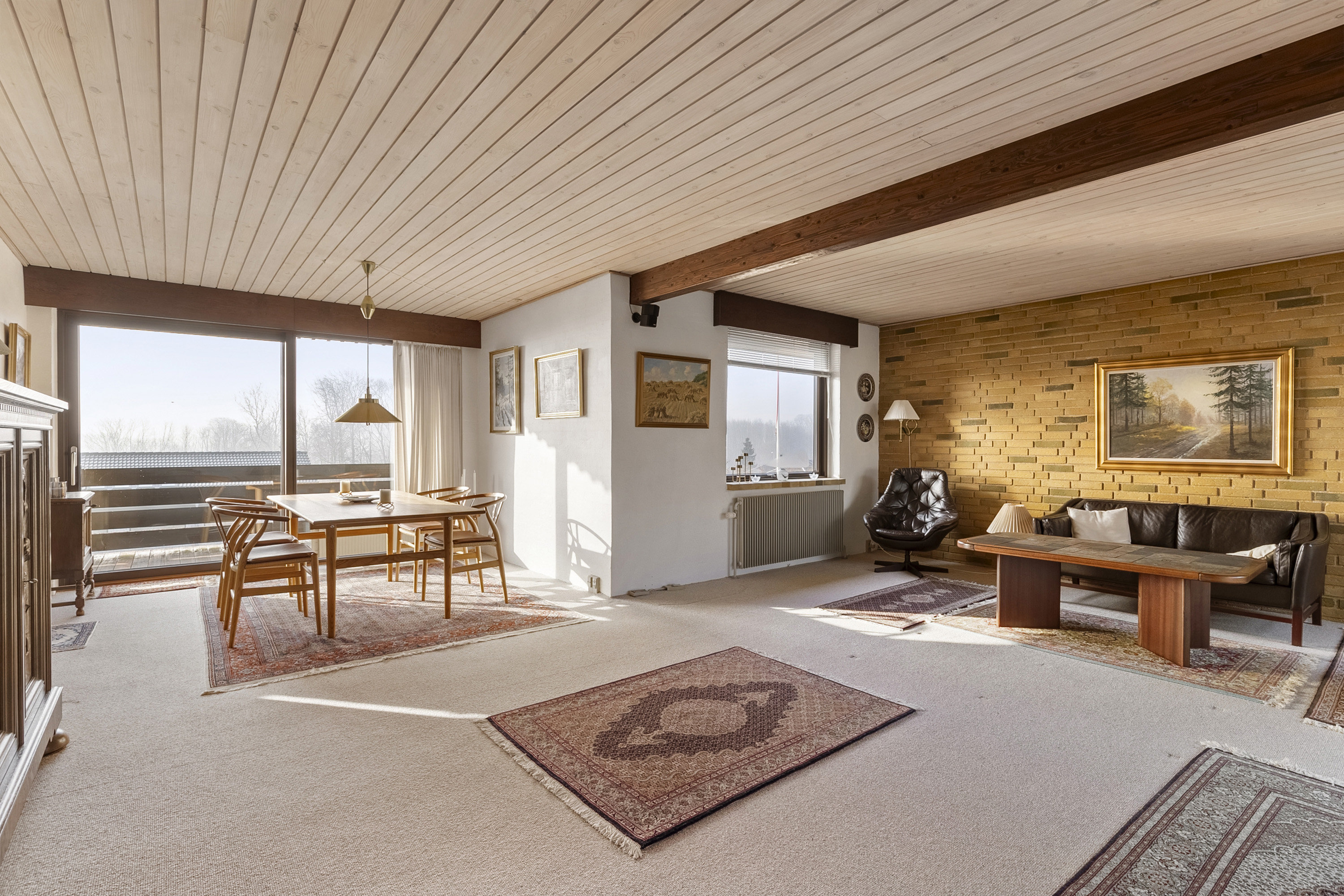 Fremhævet stue billede i fuldskærmstilstand. Billede af Ahornvænget 41, 8362 Hørning