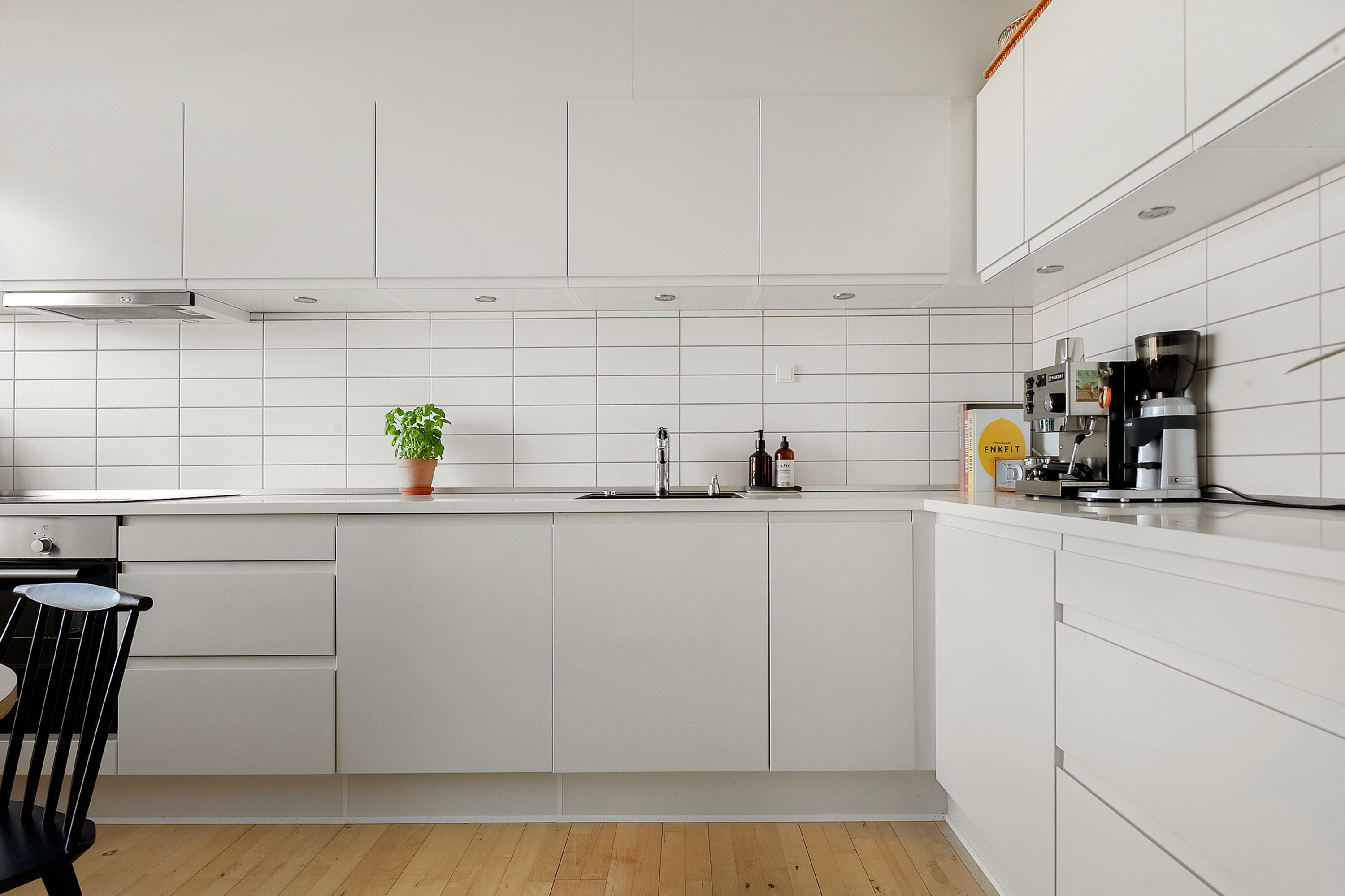 Fremhævet køkken billede i fuldskærmstilstand. Billede af Vestervang 23, 6. tv., 8000 Aarhus C