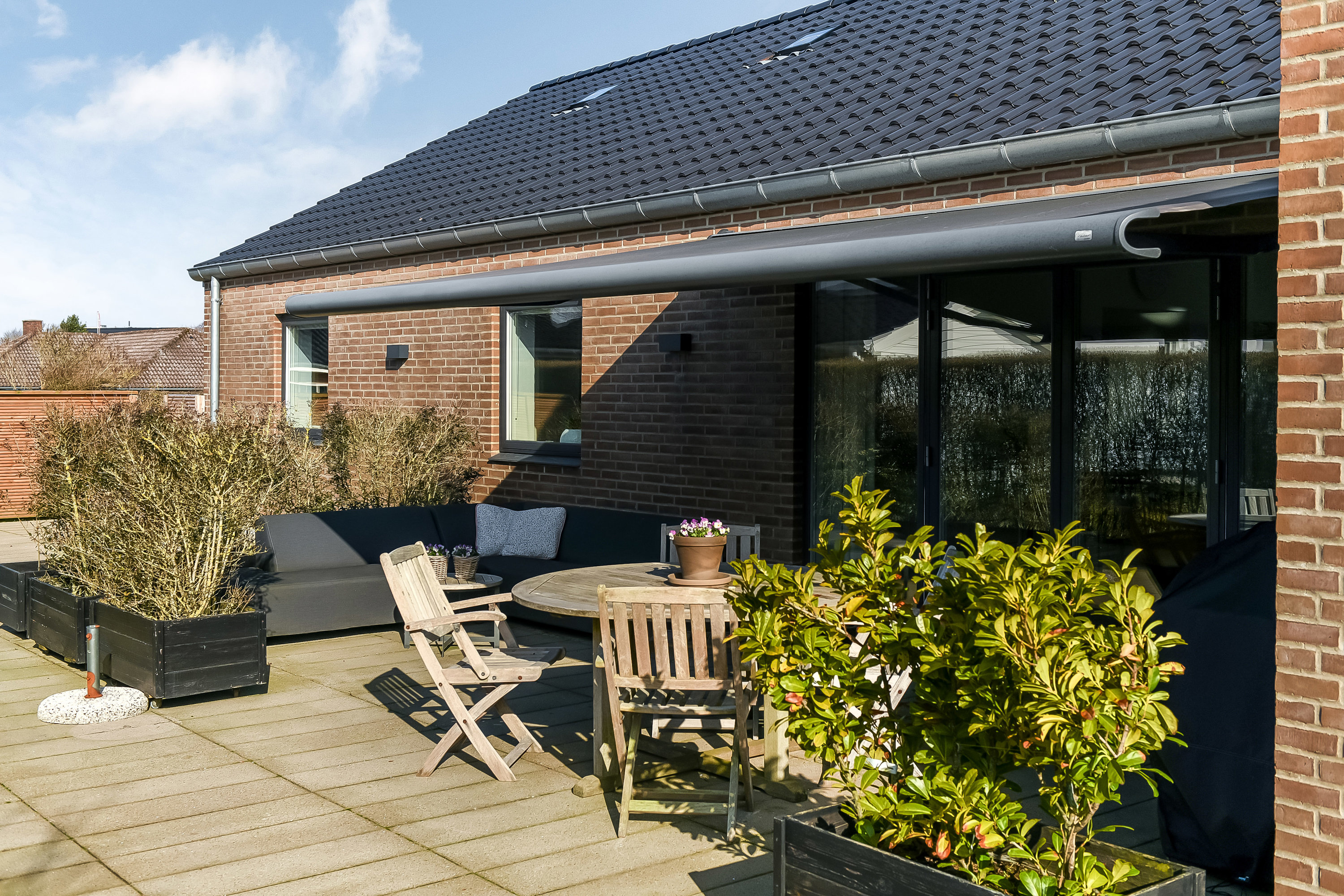 Fremhævet terrasse billede i fuldskærmstilstand. Billede af Højtoftevej 47, 6700 Esbjerg