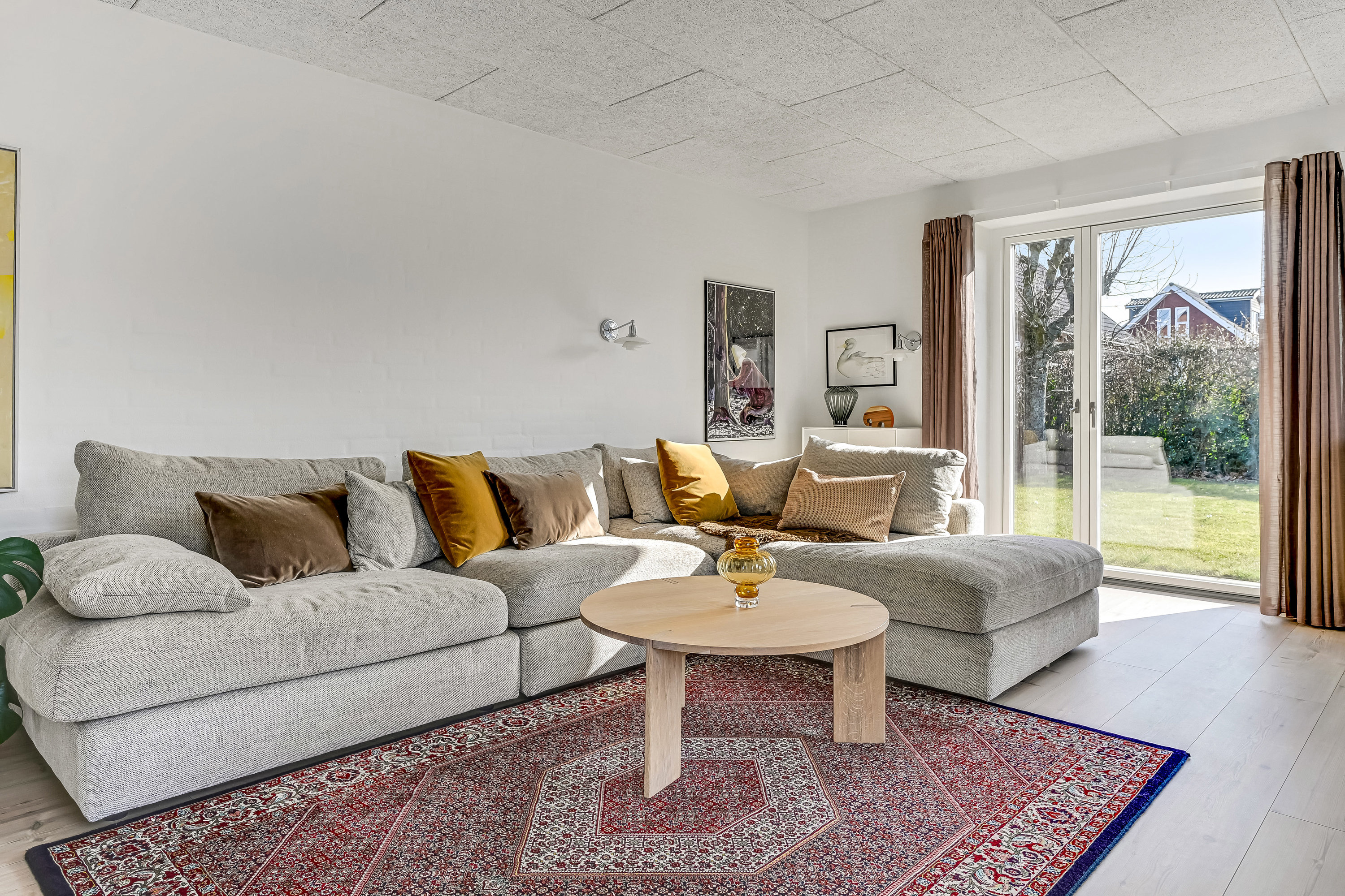 Fremhævet stue billede i fuldskærmstilstand. Billede af Højtoftevej 47, 6700 Esbjerg