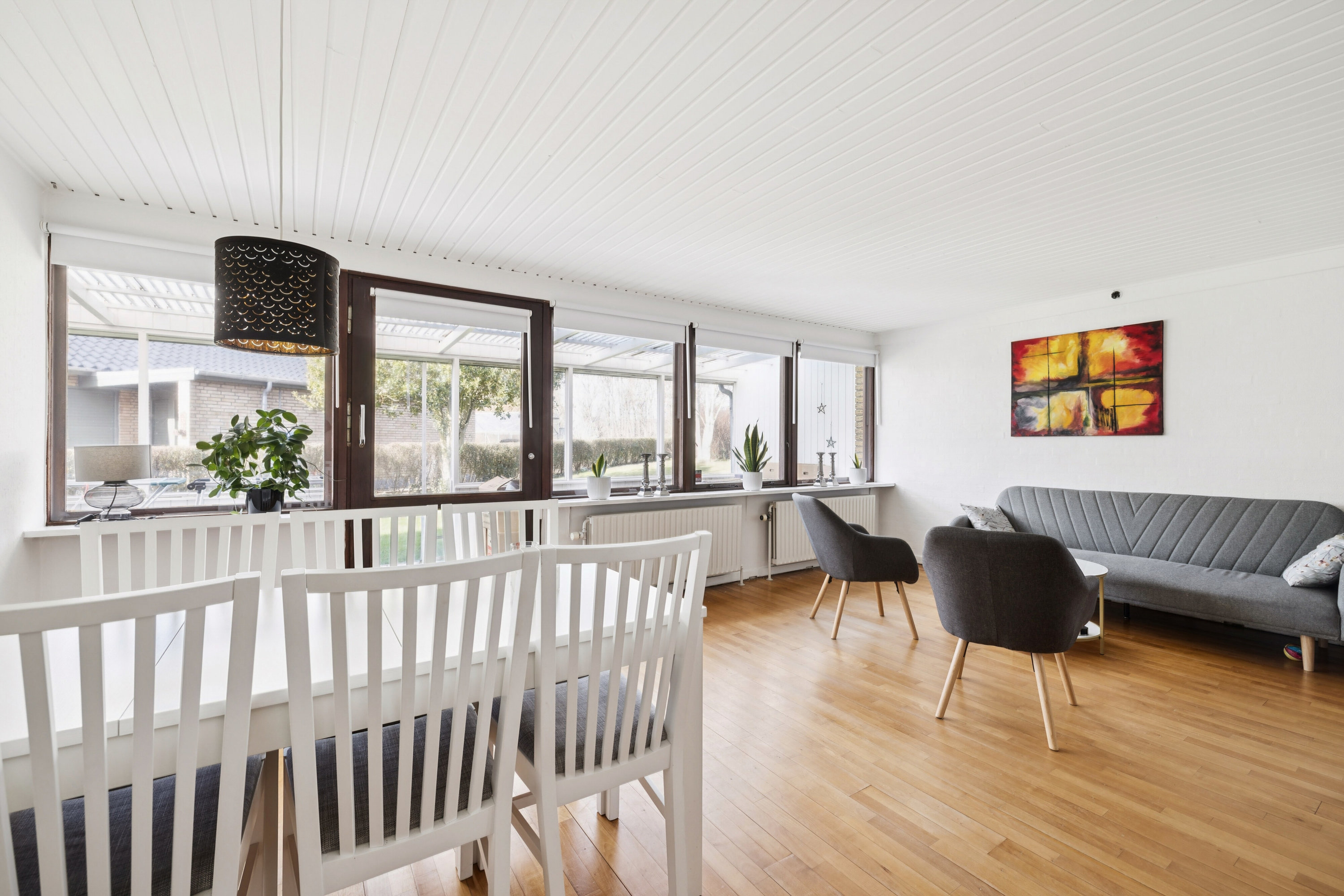 Fremhævet spisestue billede i fuldskærmstilstand. Billede af Viebæltet 35, 5900 Rudkøbing