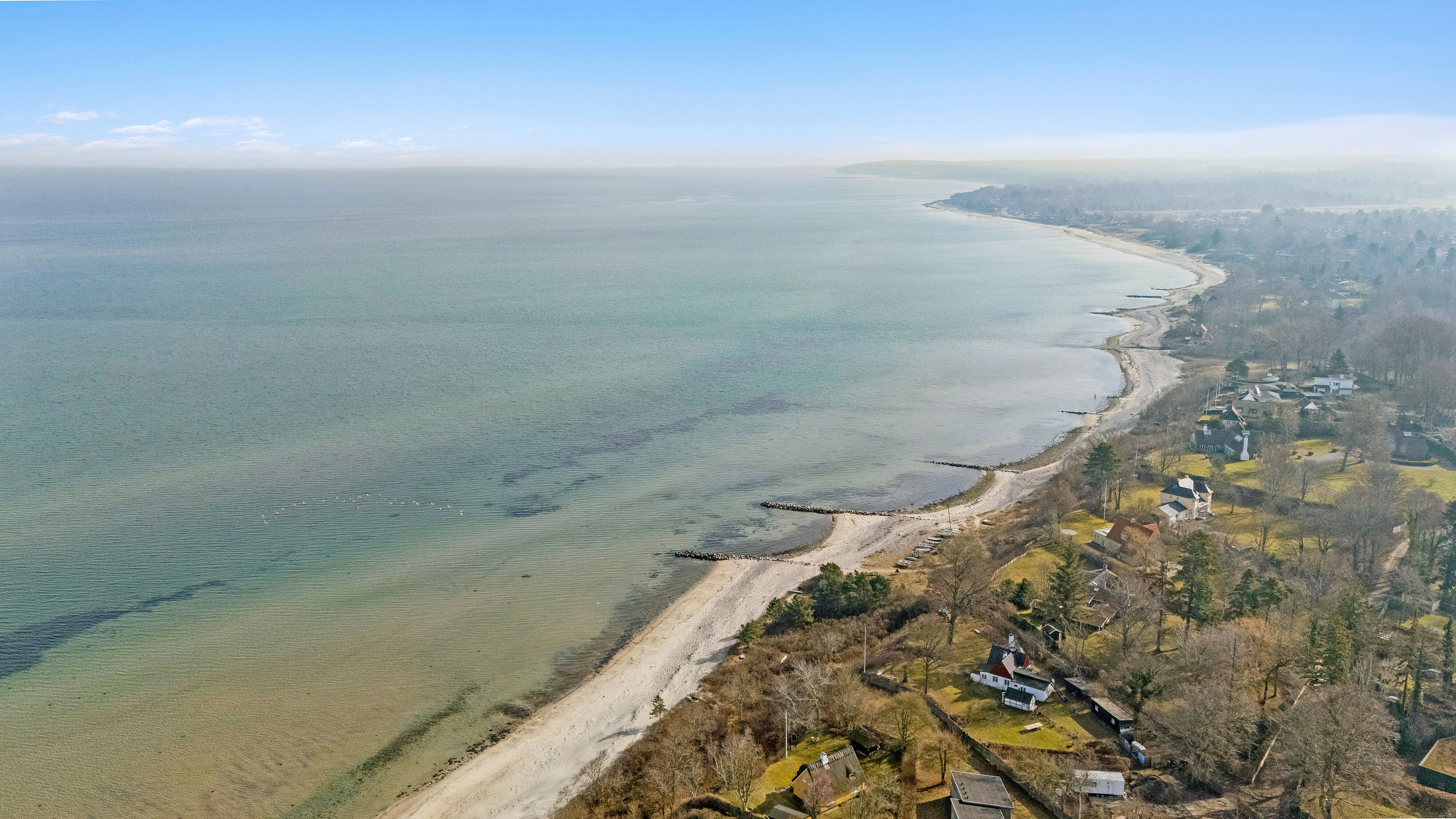 Fremhævet luftfoto billede i fuldskærmstilstand. Billede af Dalevænget 7, Munkerup, 3120 Dronningmølle