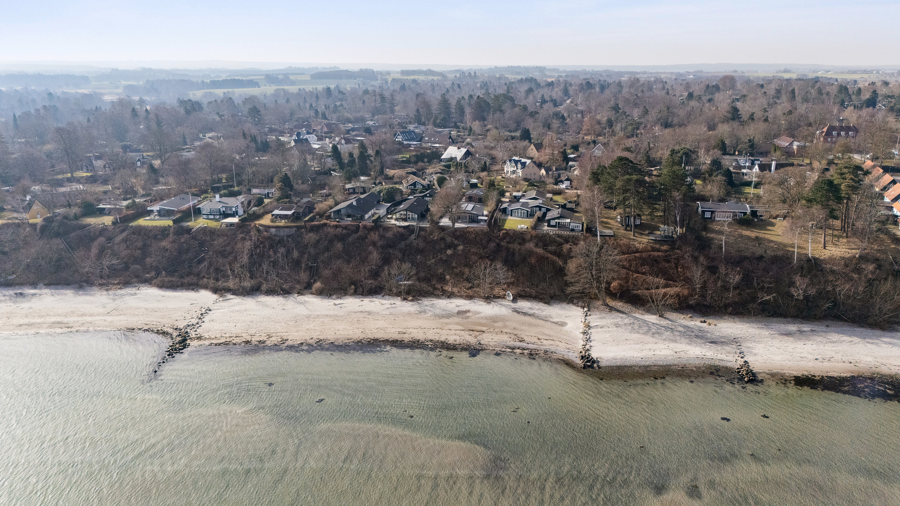 Fremhævet luftfoto billede i fuldskærmstilstand. Billede af Dalevænget 7, Munkerup, 3120 Dronningmølle