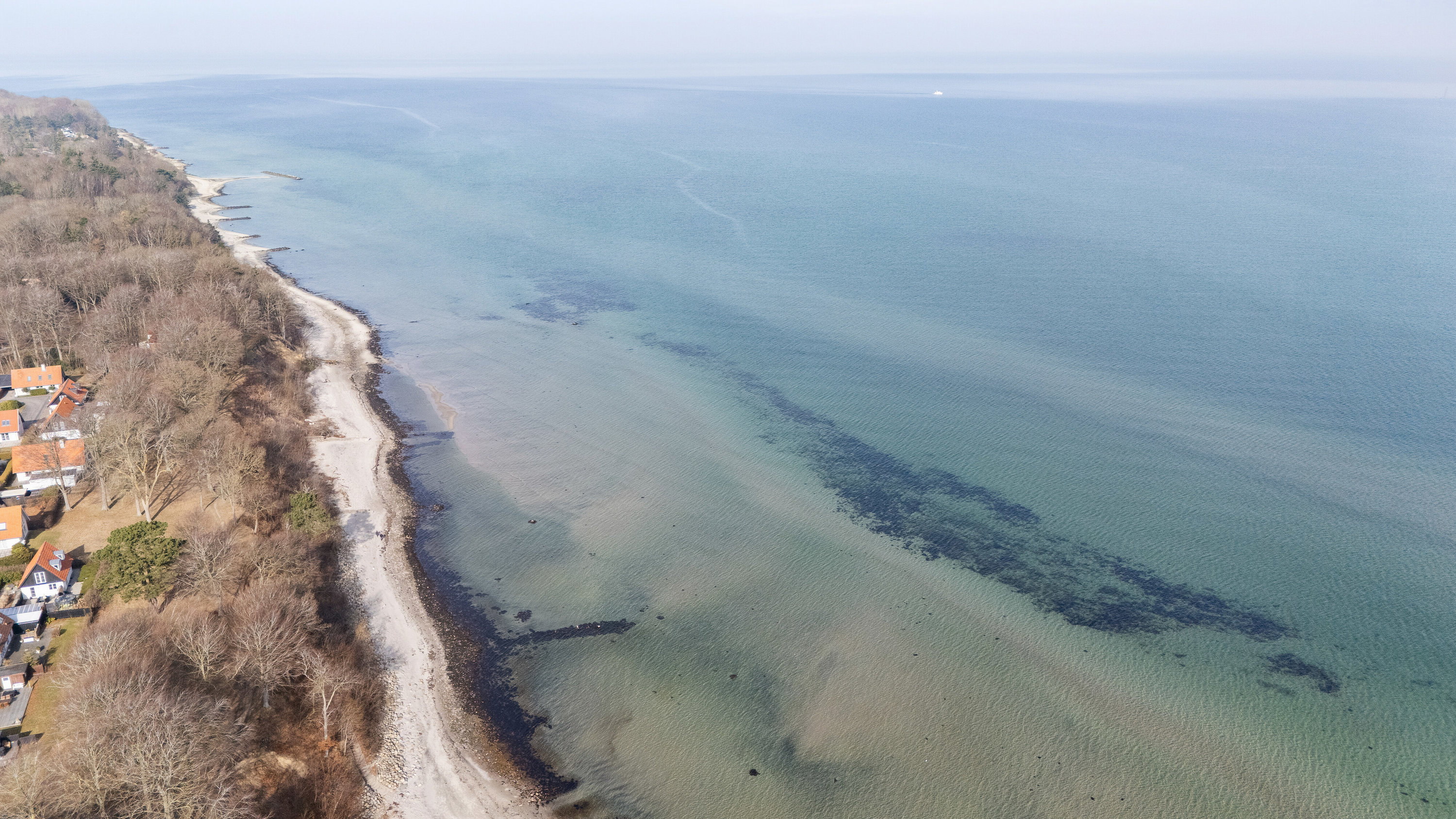 Fremhævet luftfoto billede i fuldskærmstilstand. Billede af Dalevænget 7, Munkerup, 3120 Dronningmølle