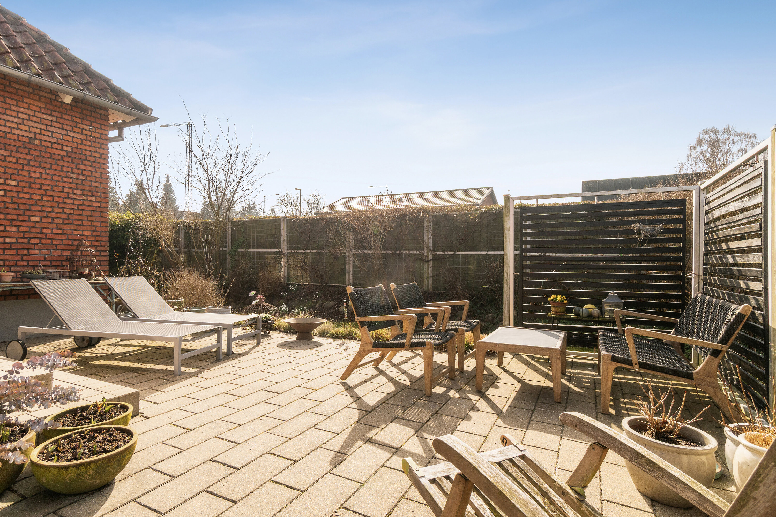 Fremhævet terrasse billede i fuldskærmstilstand. Billede af Jyllands Allé 110, 8270 Højbjerg