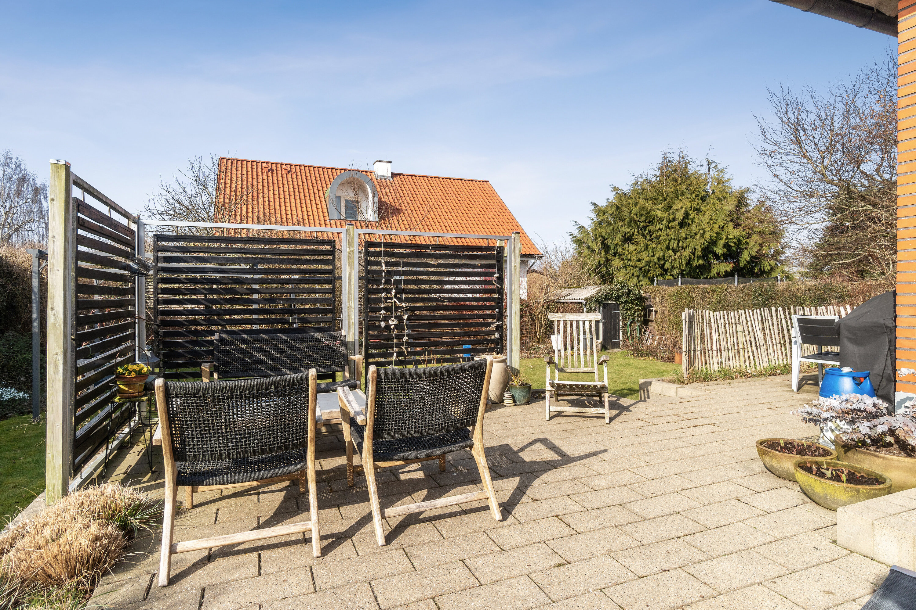 Fremhævet terrasse billede i fuldskærmstilstand. Billede af Jyllands Allé 110, 8270 Højbjerg