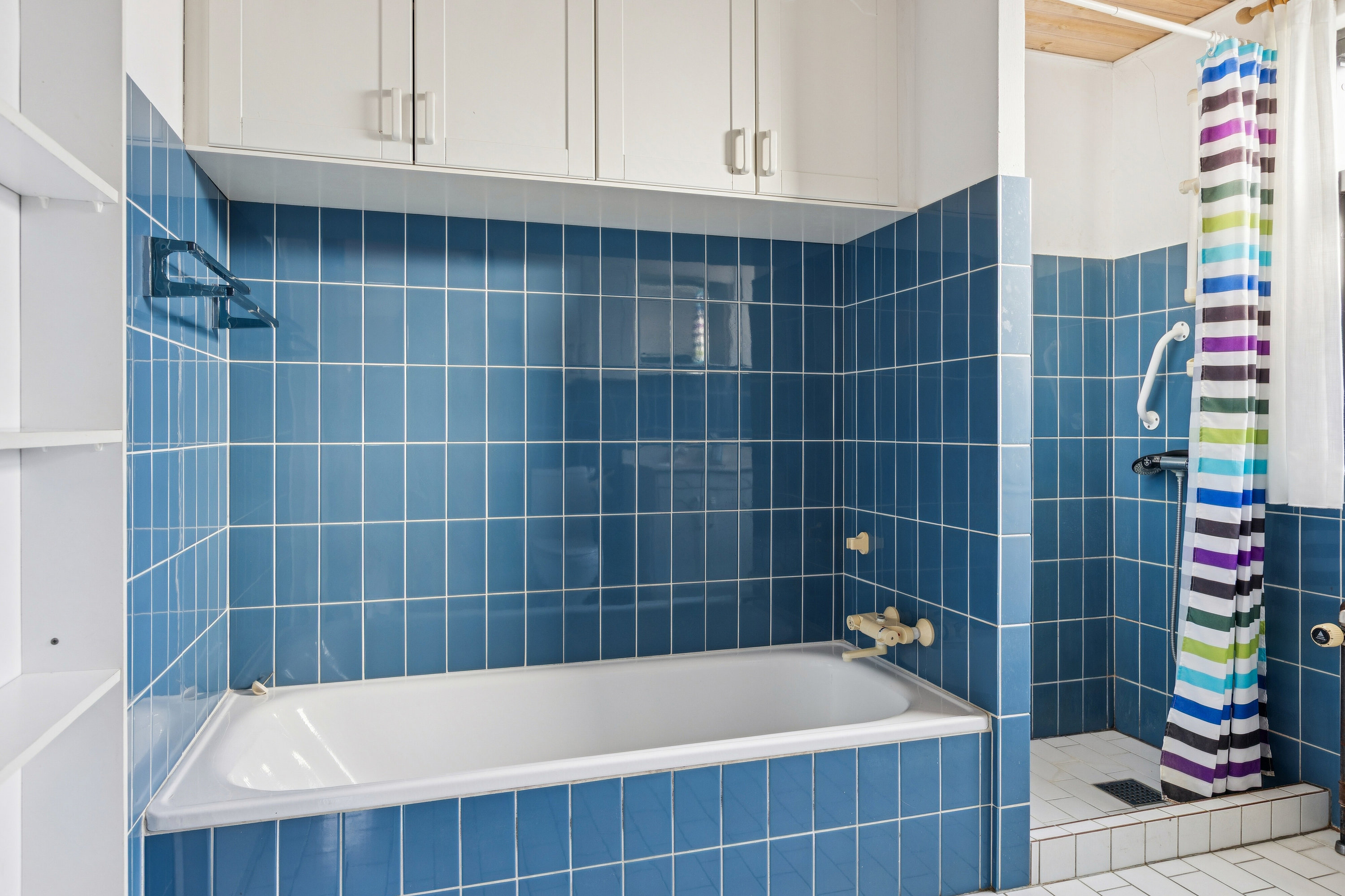 Fremhævet badeværelse billede i fuldskærmstilstand. Billede af Lupinvej 39, 4773 Stensved