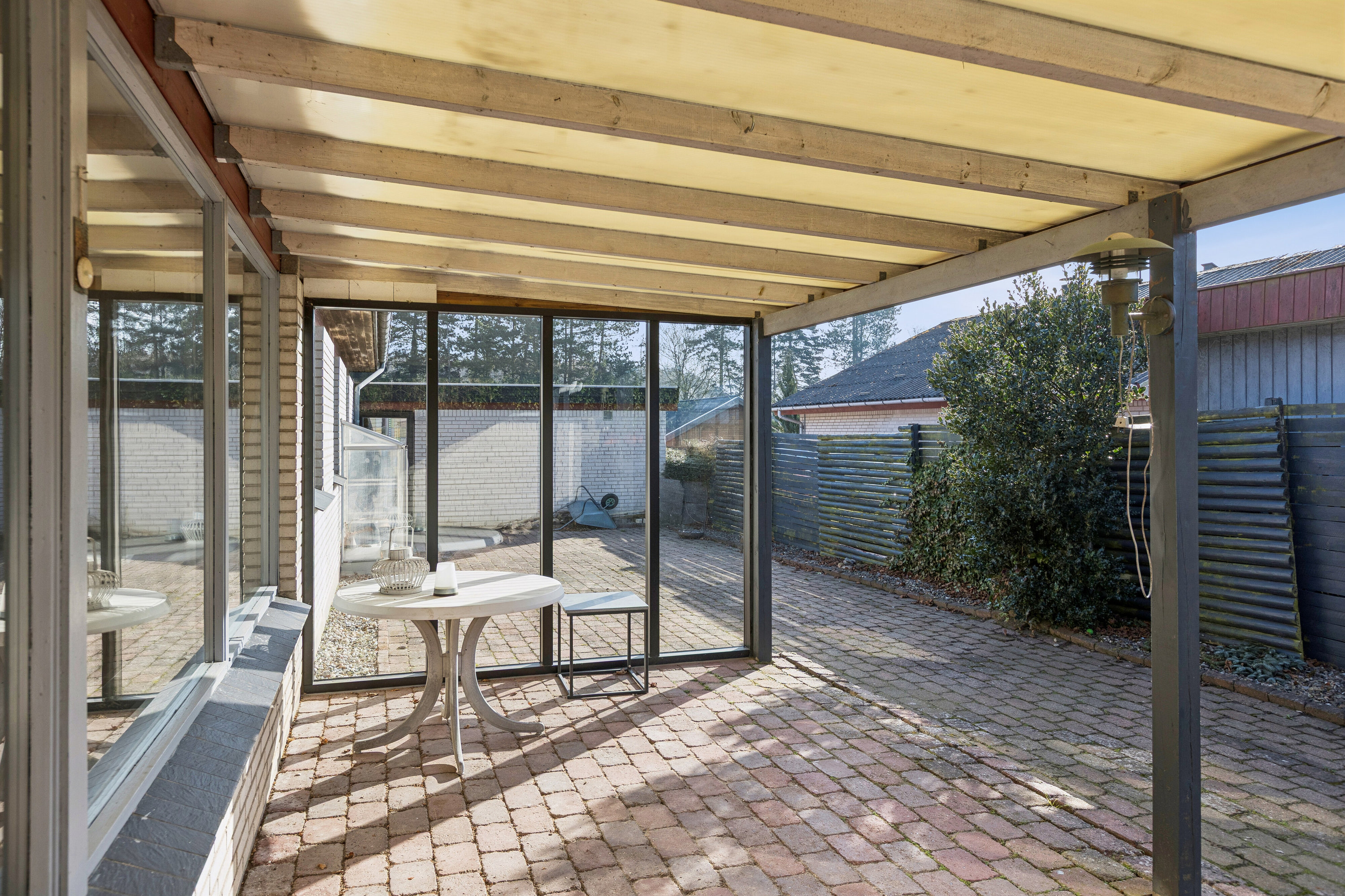 Fremhævet udendørs billede i fuldskærmstilstand. Billede af Lupinvej 39, 4773 Stensved