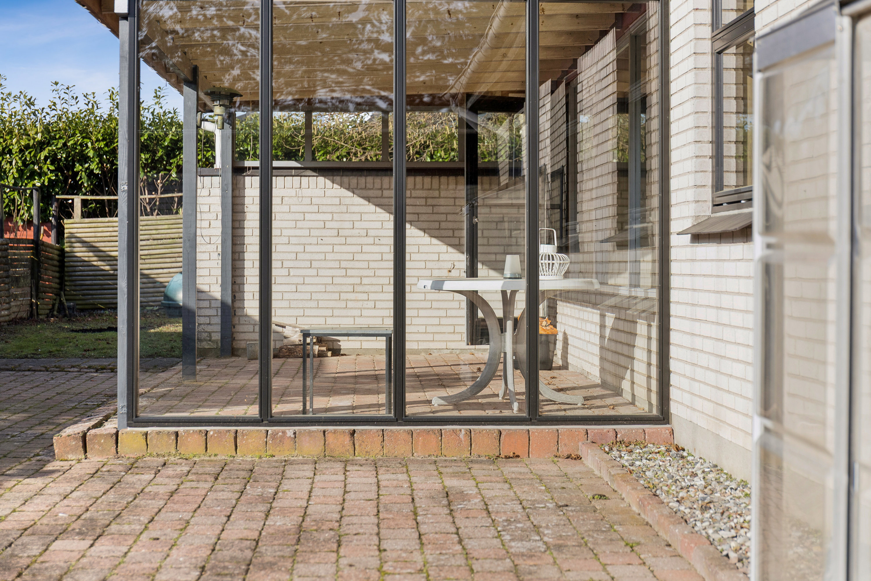 Fremhævet udendørs billede i fuldskærmstilstand. Billede af Lupinvej 39, 4773 Stensved