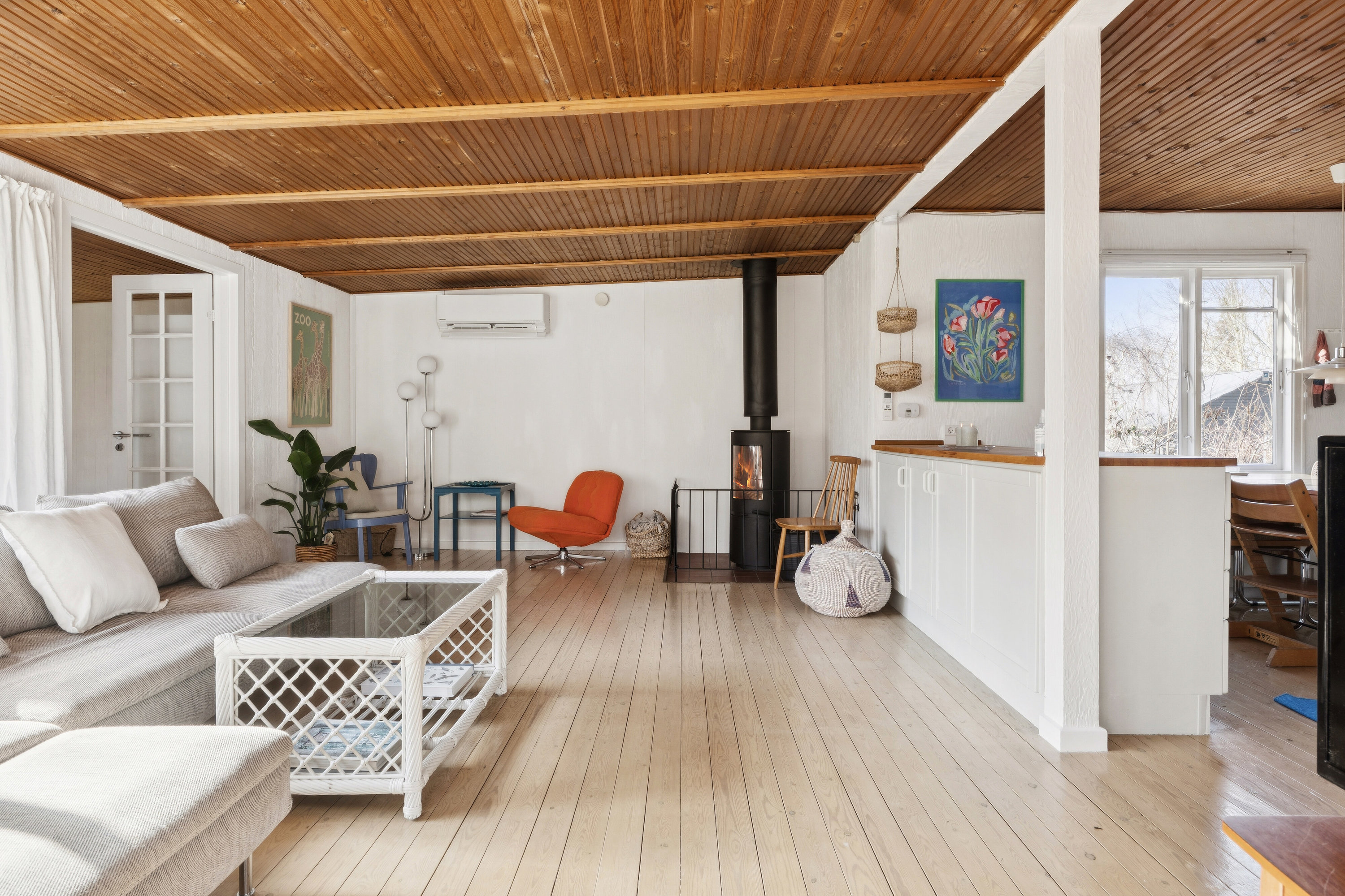 Fremhævet stue billede i fuldskærmstilstand. Billede af Thorsvej 7, Hønsinge L, 4560 Vig