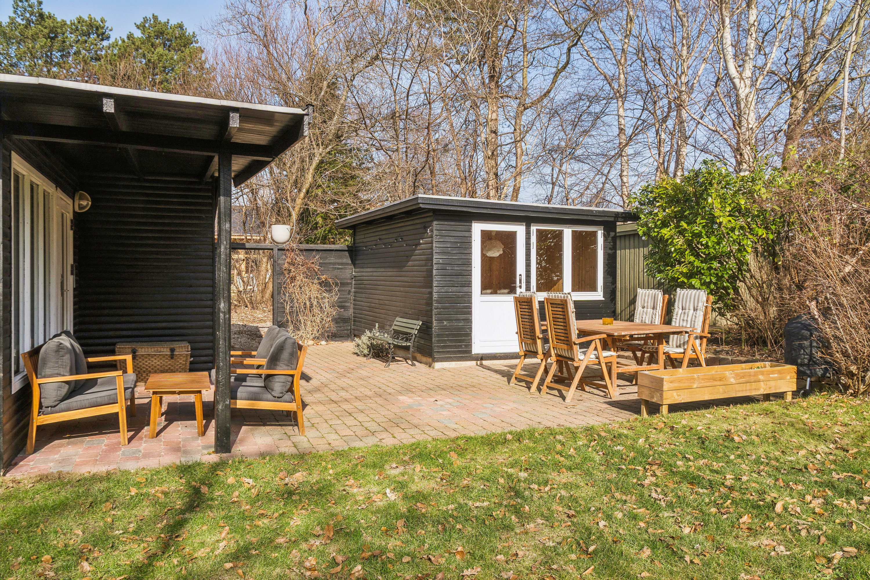 Fremhævet set fra haven billede i fuldskærmstilstand. Billede af Thorsvej 7, Hønsinge L, 4560 Vig