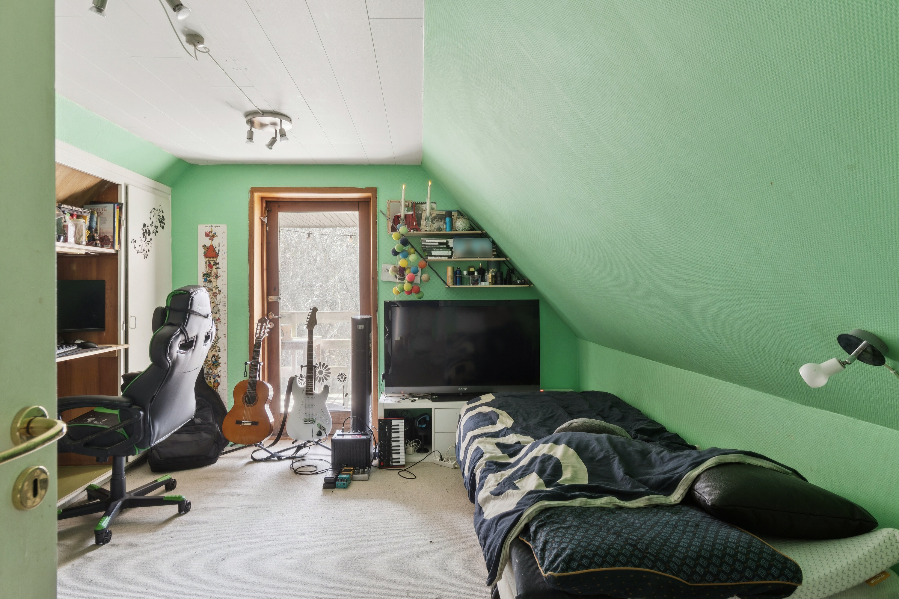 Fremhævet soveværelse billede i fuldskærmstilstand. Billede af Lerchenborgvej 113, 4400 Kalundborg