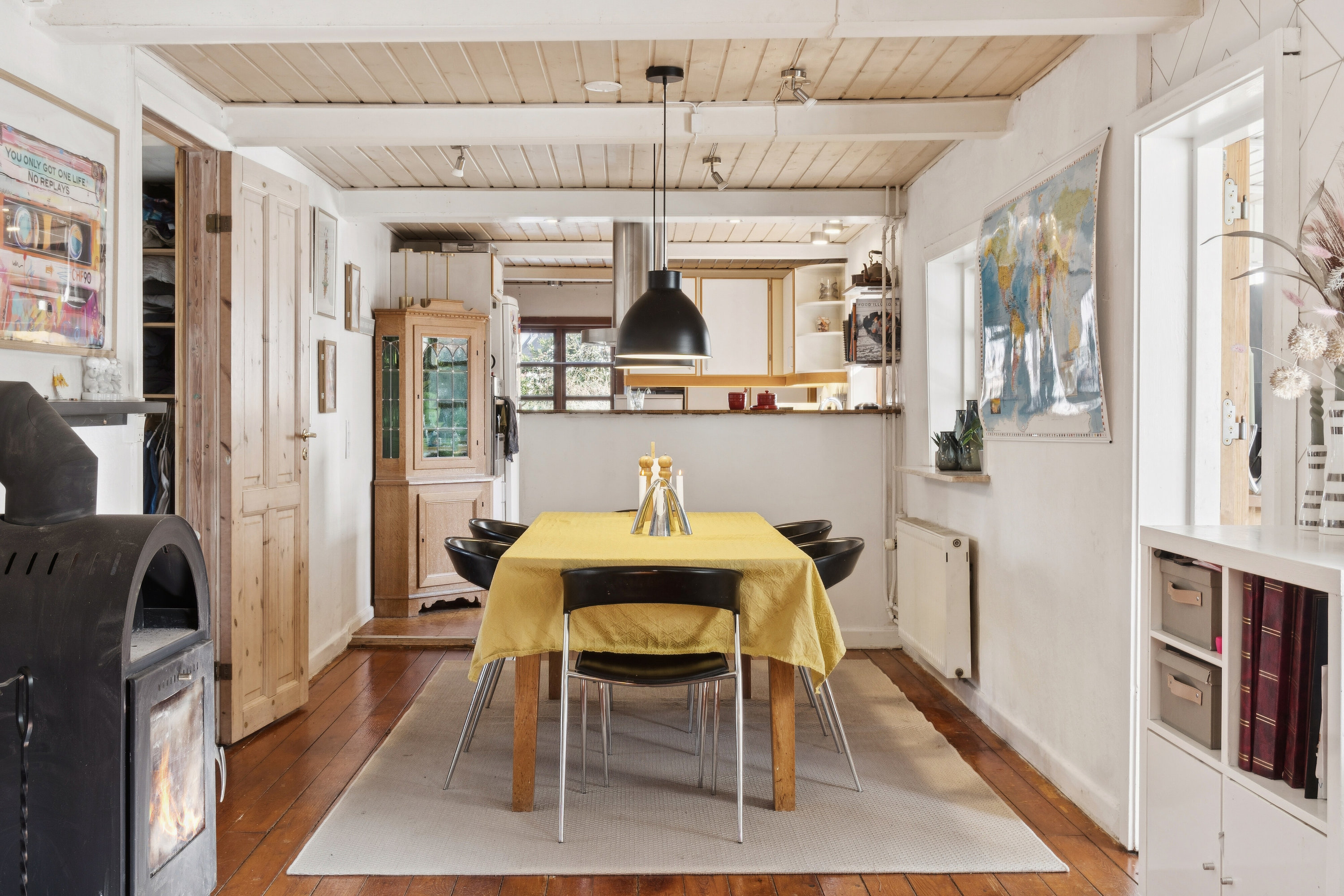 Fremhævet spisestue billede i fuldskærmstilstand. Billede af Lerchenborgvej 113, 4400 Kalundborg