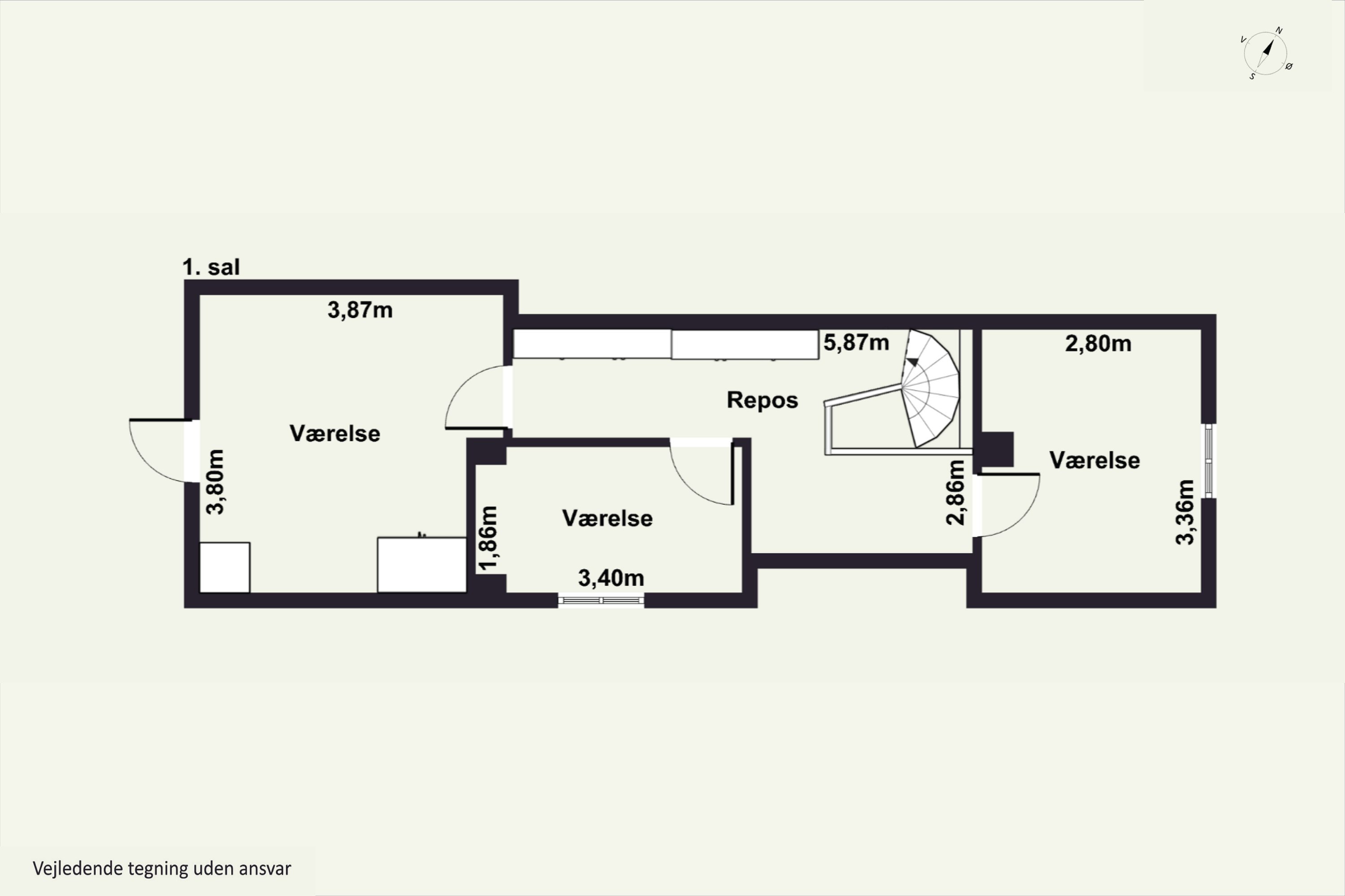 Plantegninger billede af Lerchenborgvej 113, 4400 Kalundborg