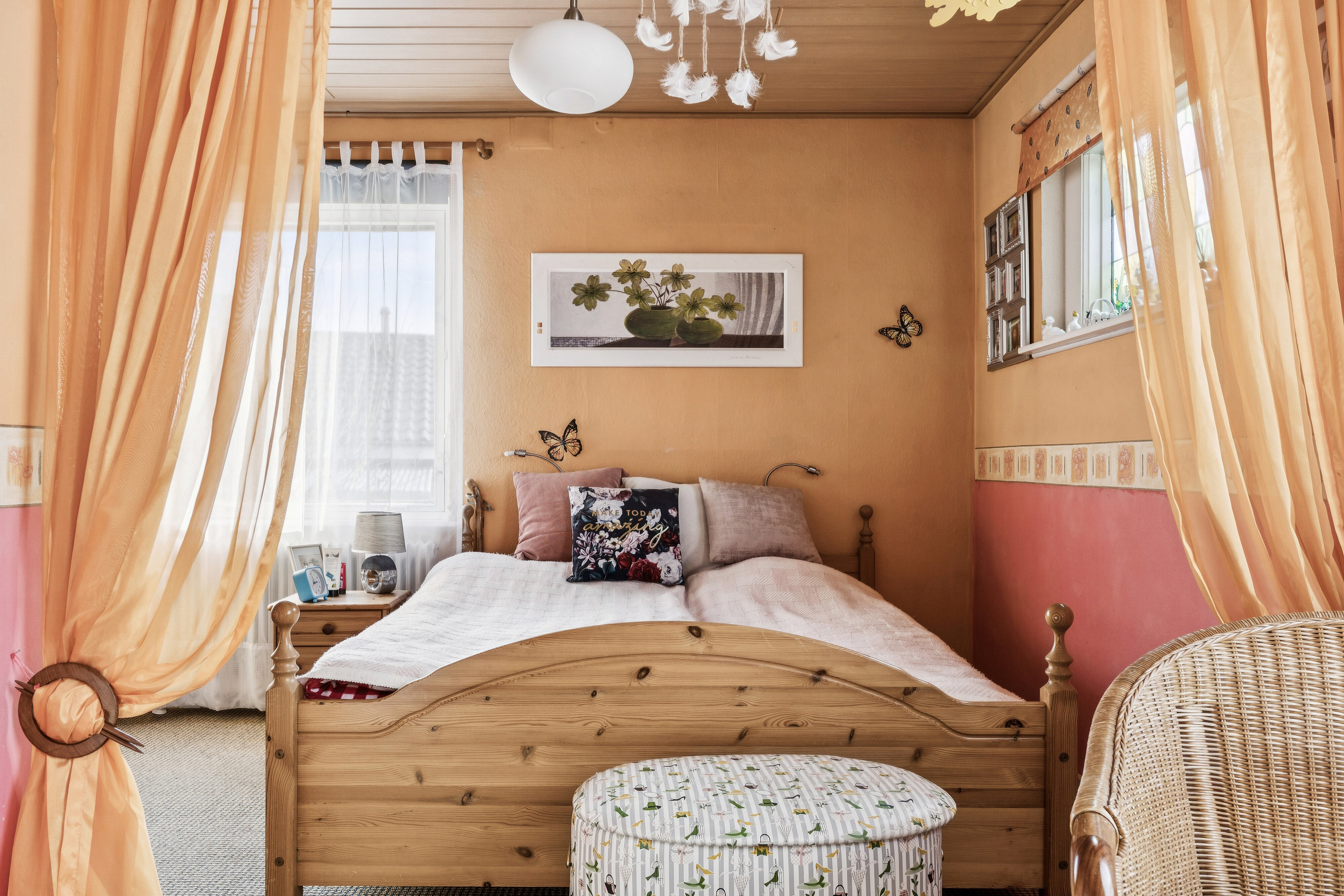 Fremhævet soveværelse billede i fuldskærmstilstand. Billede af Skovglimt 31, 6340 Kruså