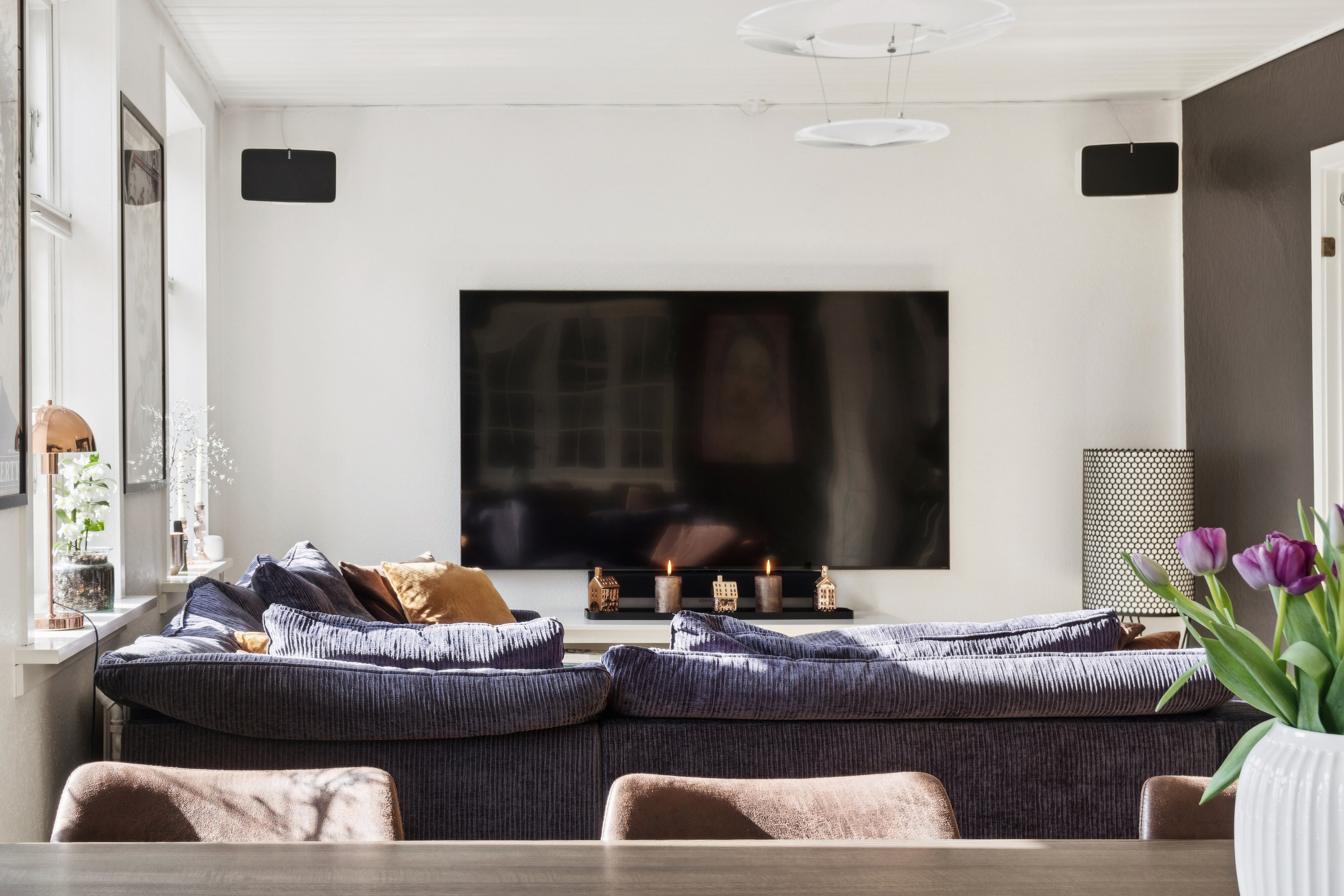 Fremhævet stue billede i fuldskærmstilstand. Billede af Margrethevej 13, 4400 Kalundborg