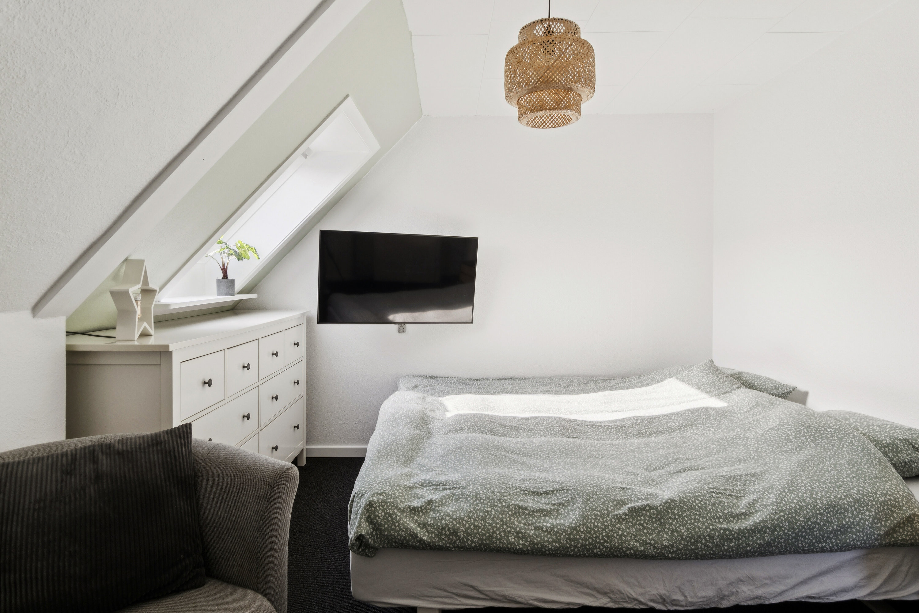 Fremhævet soveværelse billede i fuldskærmstilstand. Billede af Margrethevej 13, 4400 Kalundborg