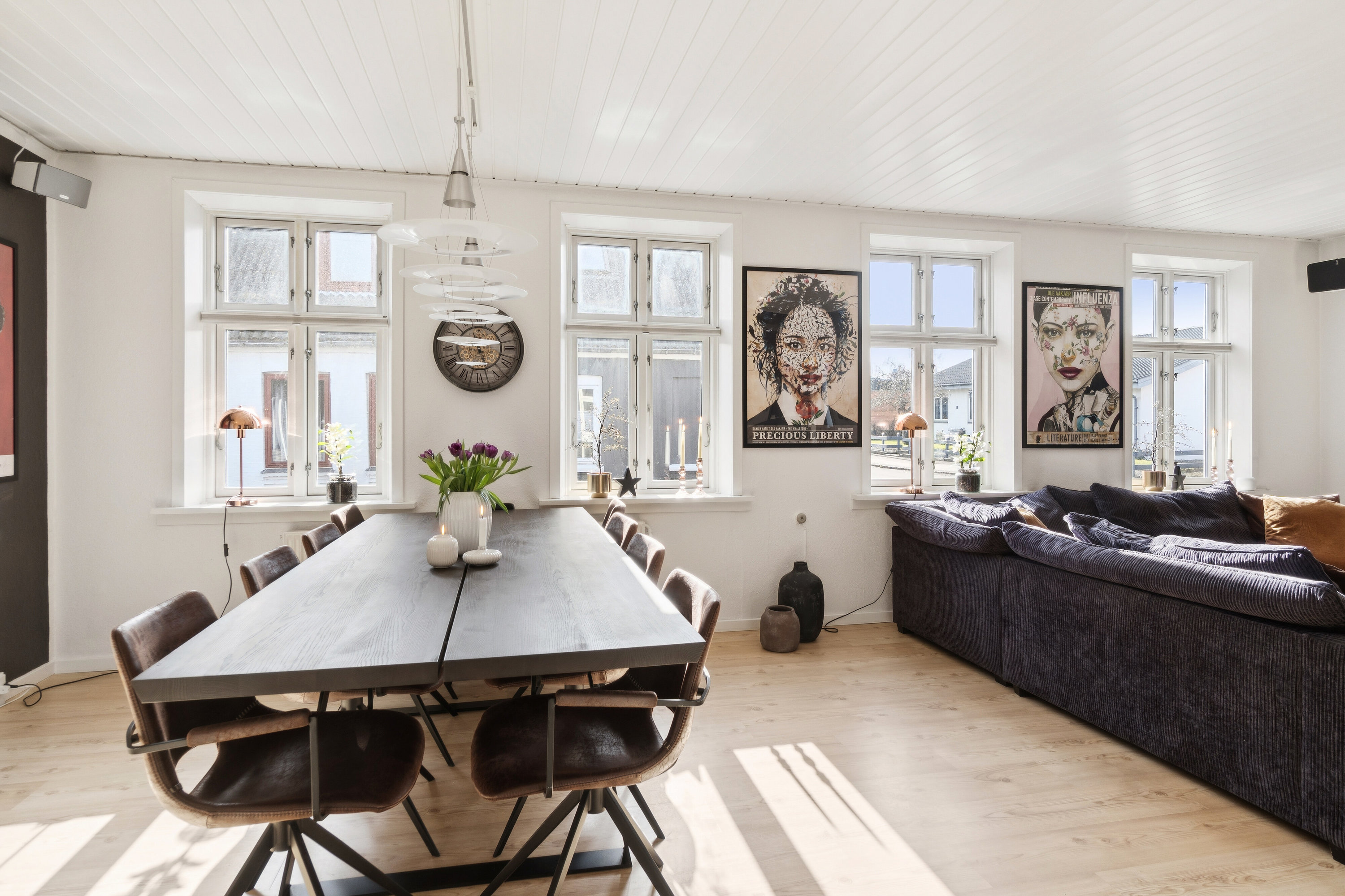 Fremhævet spisestue billede i fuldskærmstilstand. Billede af Margrethevej 13, 4400 Kalundborg