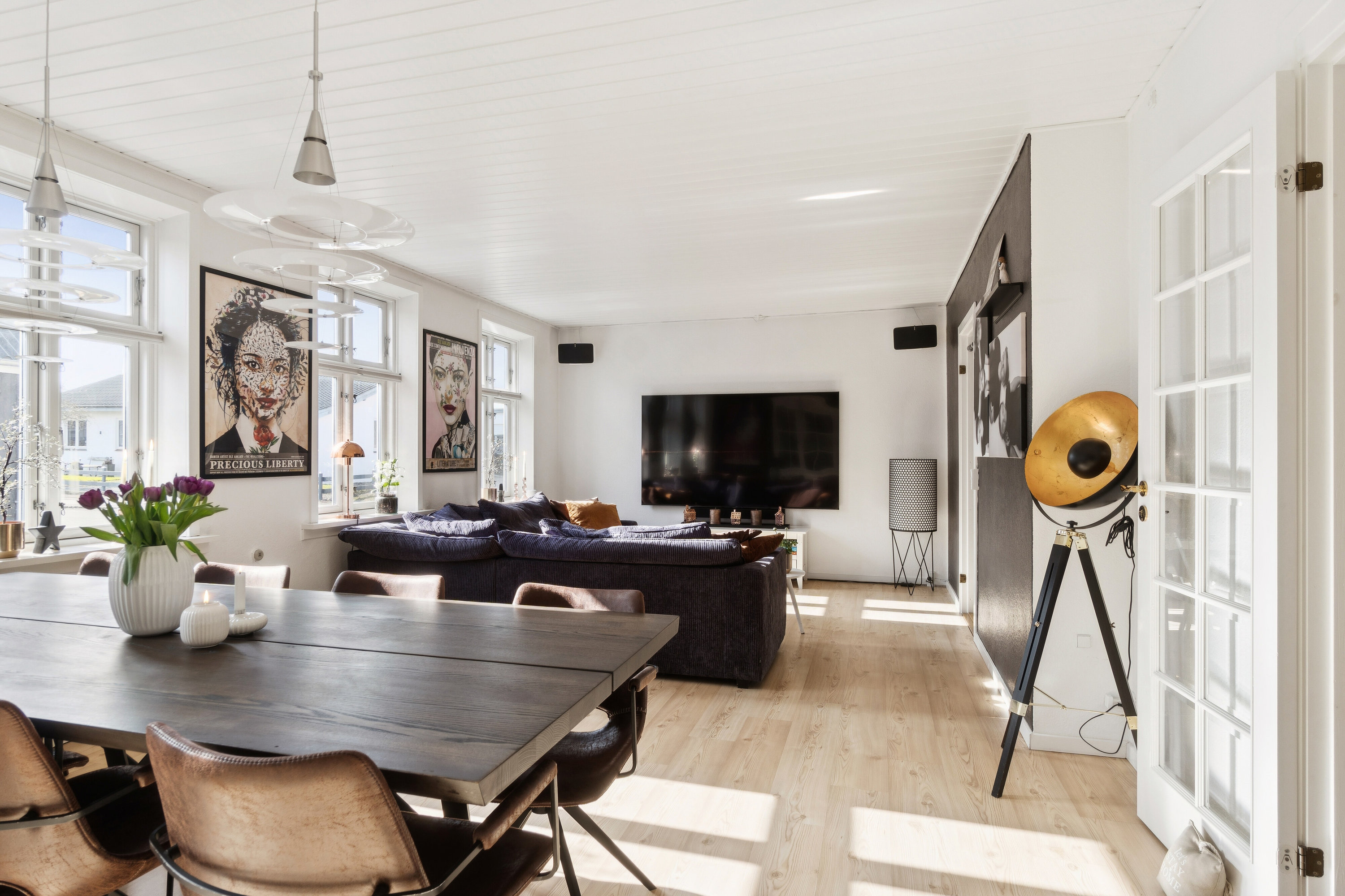 Fremhævet spisestue billede i fuldskærmstilstand. Billede af Margrethevej 13, 4400 Kalundborg