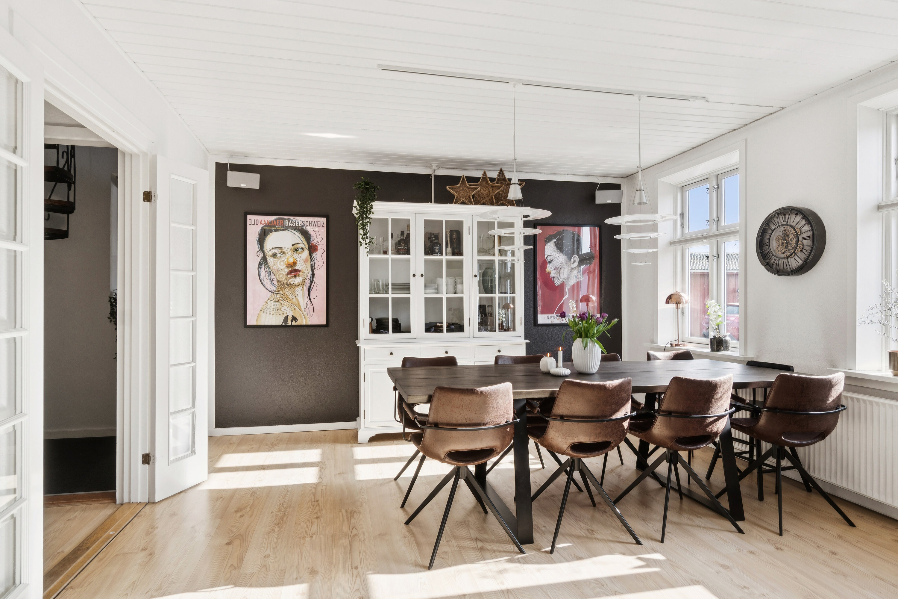 Fremhævet spisestue billede i fuldskærmstilstand. Billede af Margrethevej 13, 4400 Kalundborg