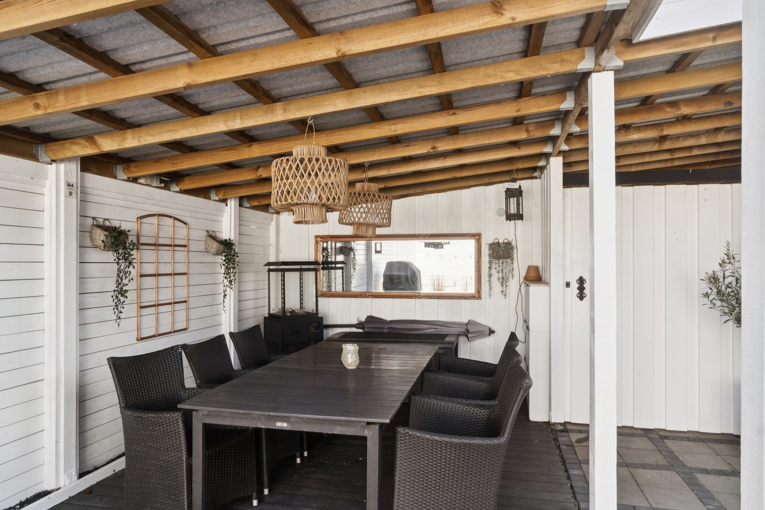 Fremhævet terrasse billede i fuldskærmstilstand. Billede af Margrethevej 13, 4400 Kalundborg