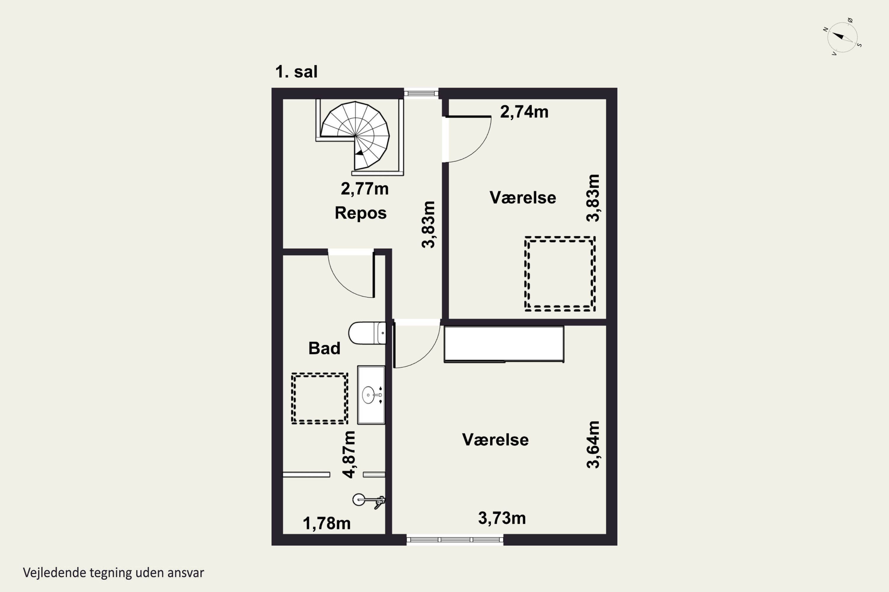 Plantegninger billede af Margrethevej 13, 4400 Kalundborg
