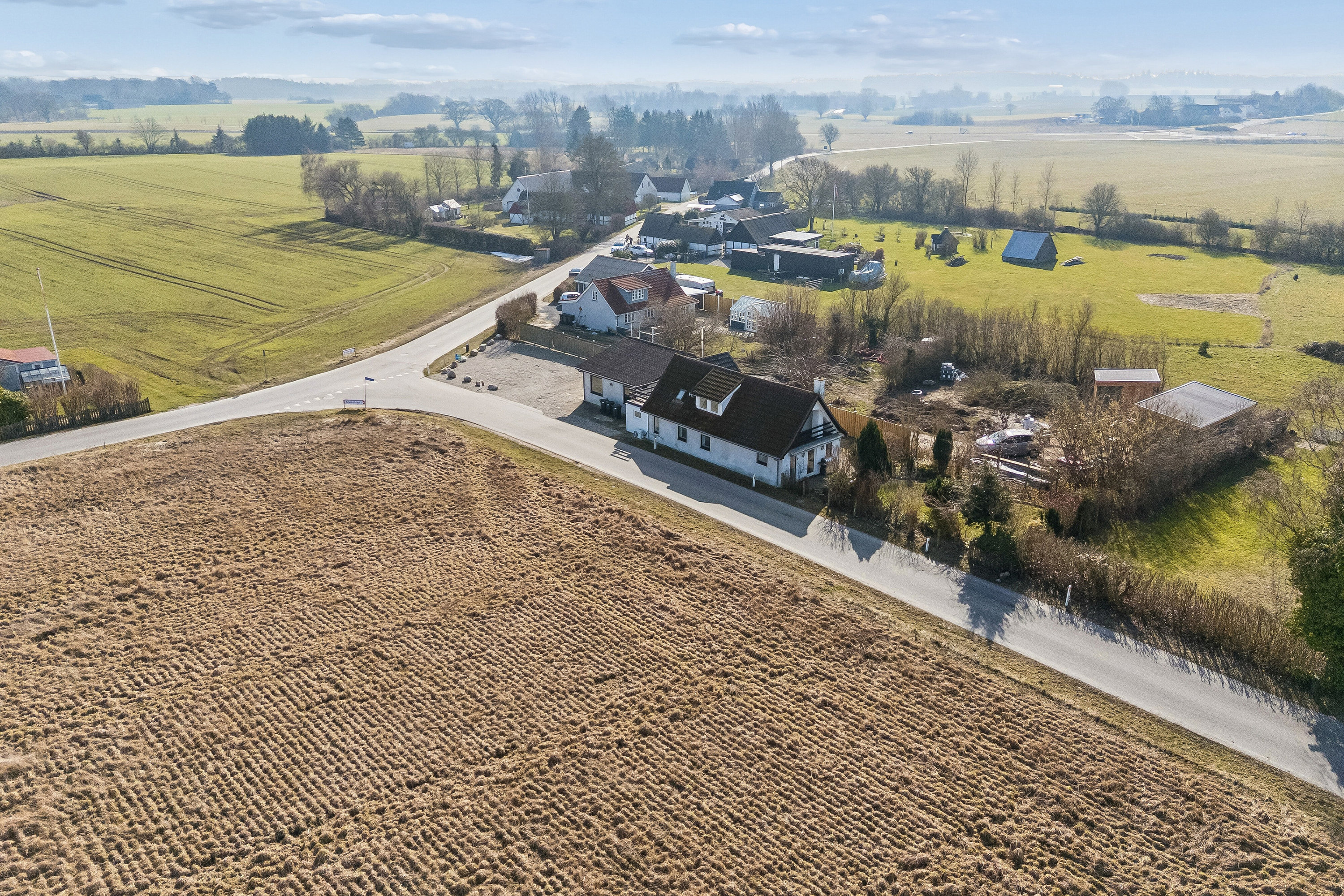 Fremhævet udsigt fra toppen billede i fuldskærmstilstand. Billede af Englebjergvej 37, Rønnebækshuse, 4700 Næstved