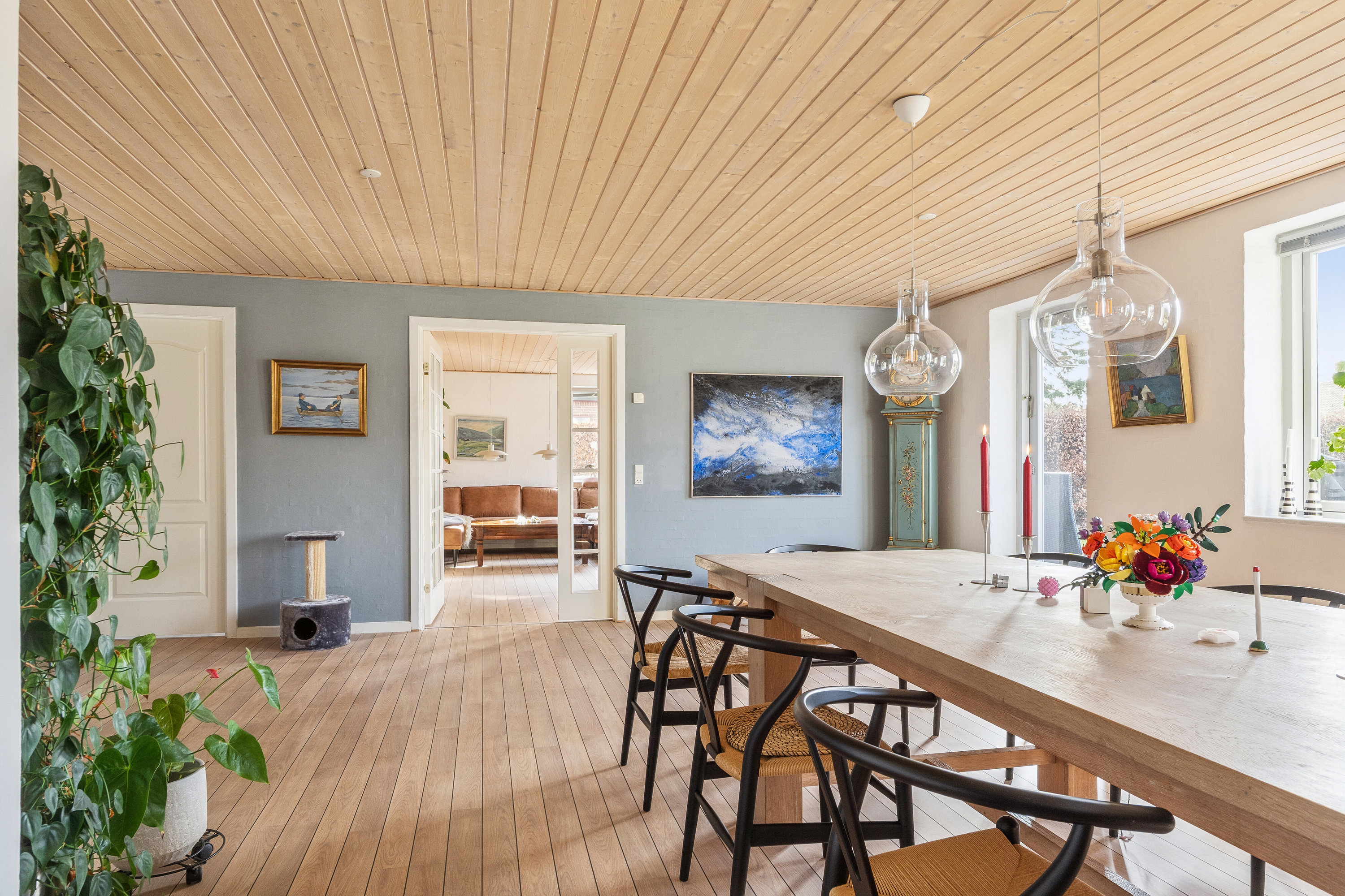 Fremhævet spisestue billede i fuldskærmstilstand. Billede af Toftegårdsvej 5, Voel, 8600 Silkeborg