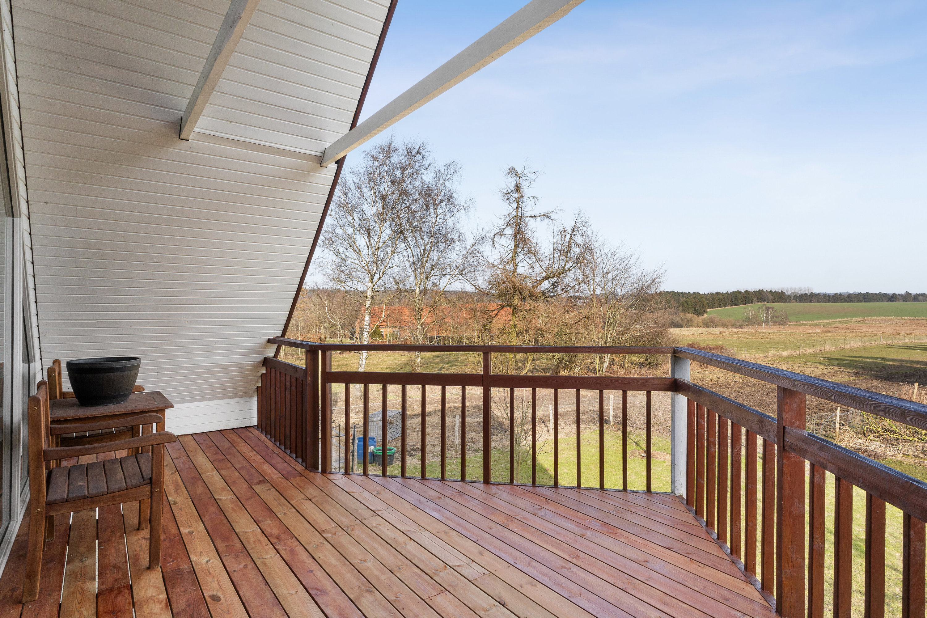 Fremhævet altan billede i fuldskærmstilstand. Billede af Toftegårdsvej 5, Voel, 8600 Silkeborg