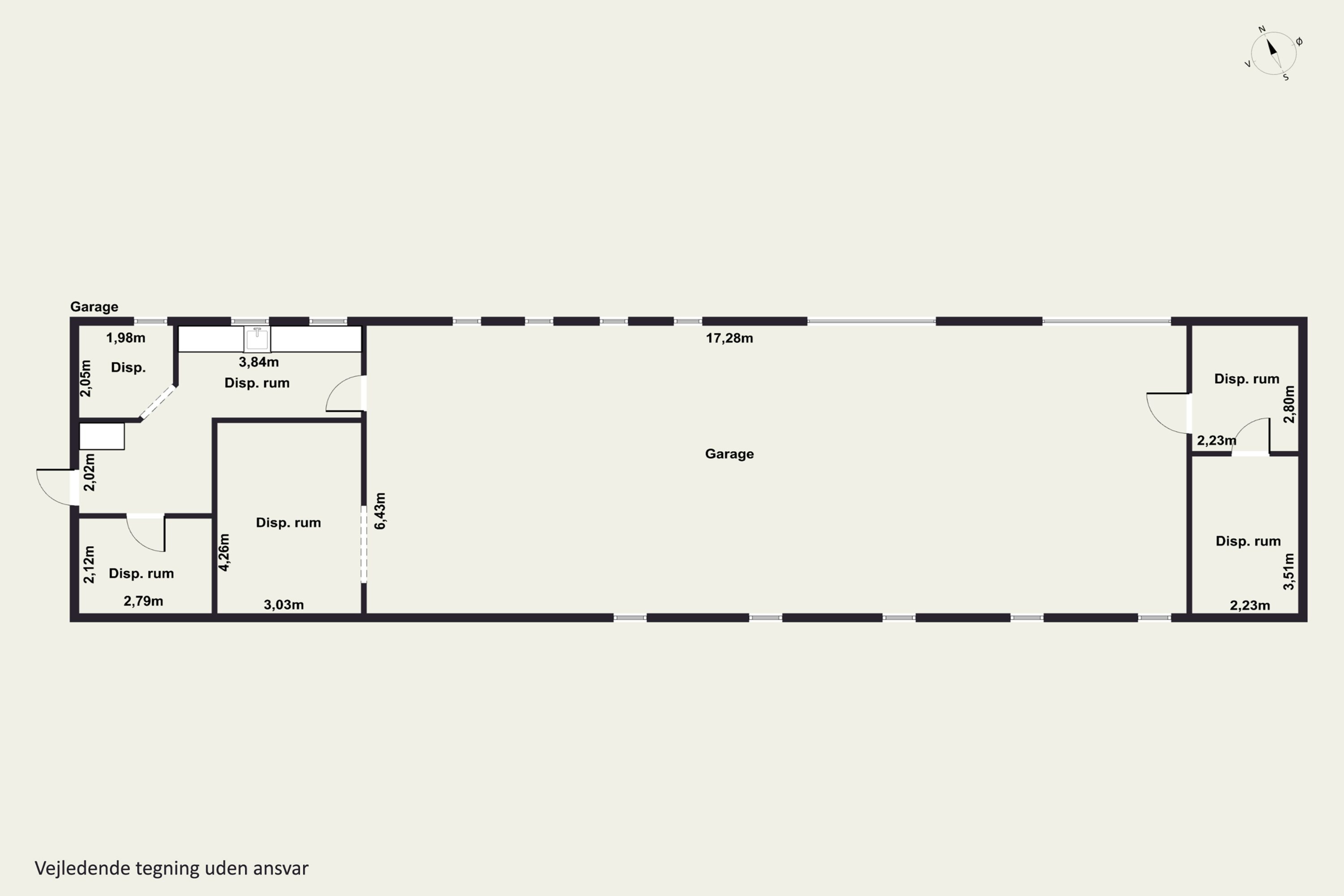 Plantegninger billede af Kallerupvej 2, Kallerup, 7700 Thisted