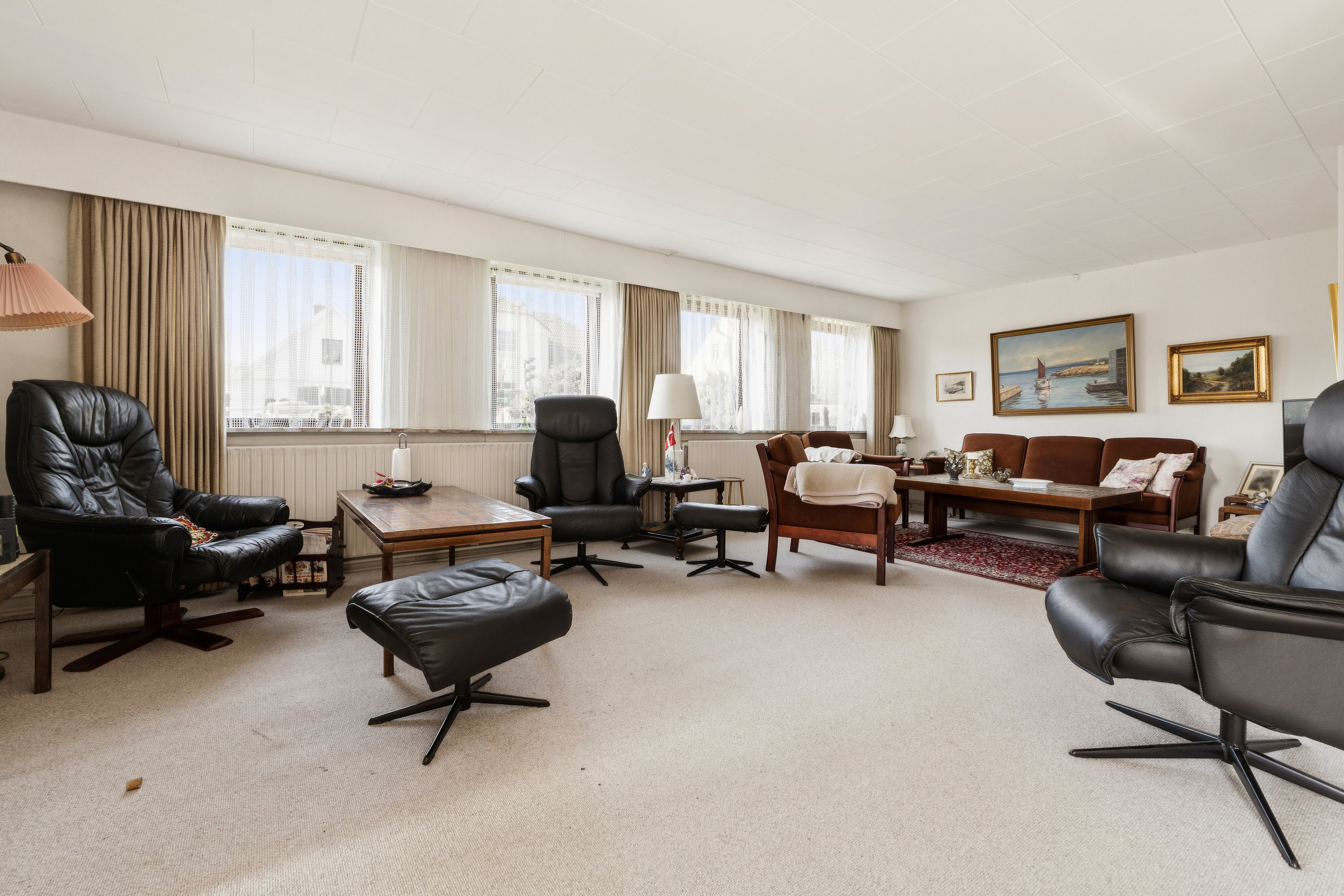 Fremhævet stue billede i fuldskærmstilstand. Billede af Svendborgvej 62, 5750 Ringe