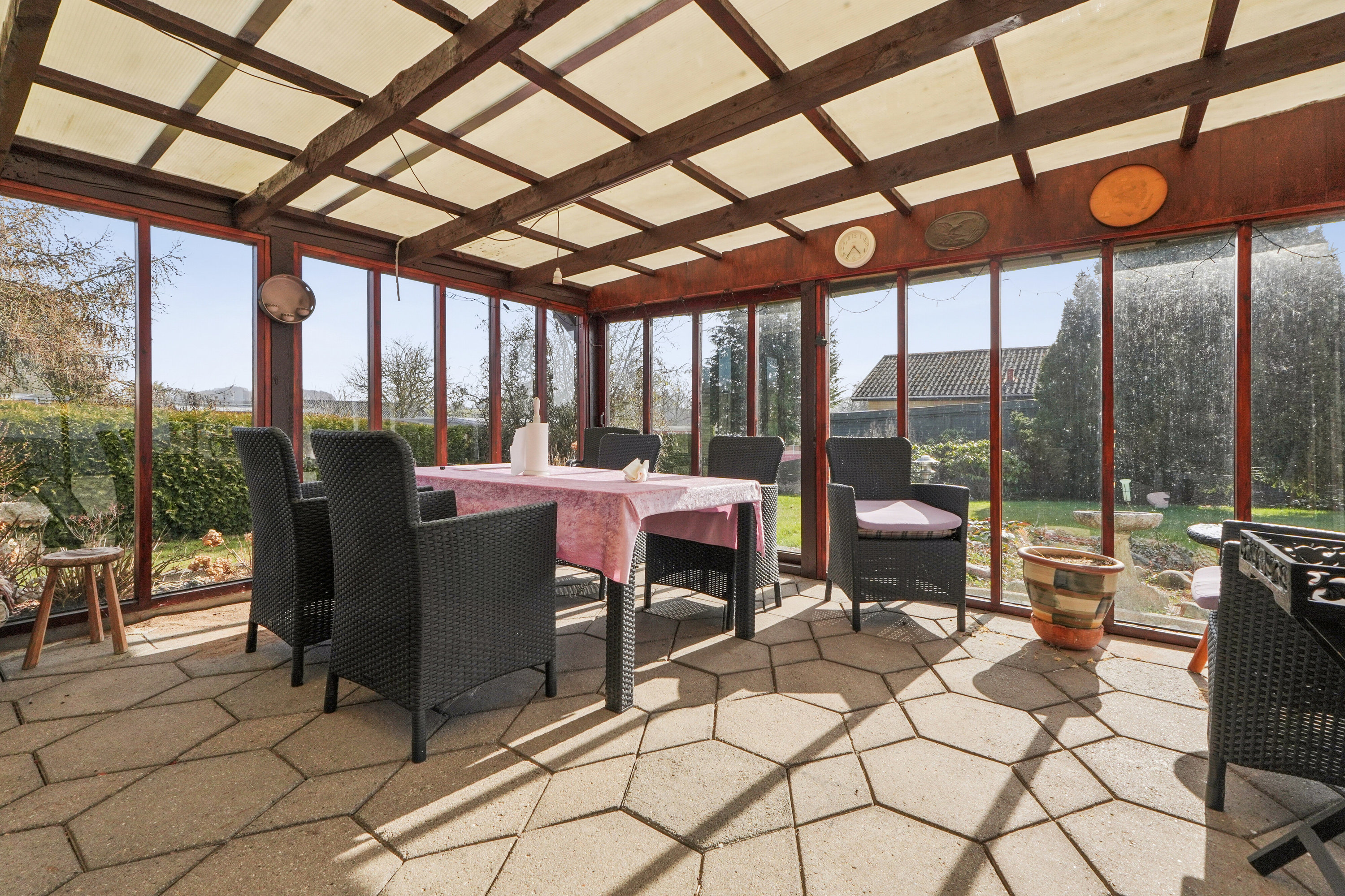 Fremhævet overdækket terrasse billede i fuldskærmstilstand. Billede af Svendborgvej 62, 5750 Ringe