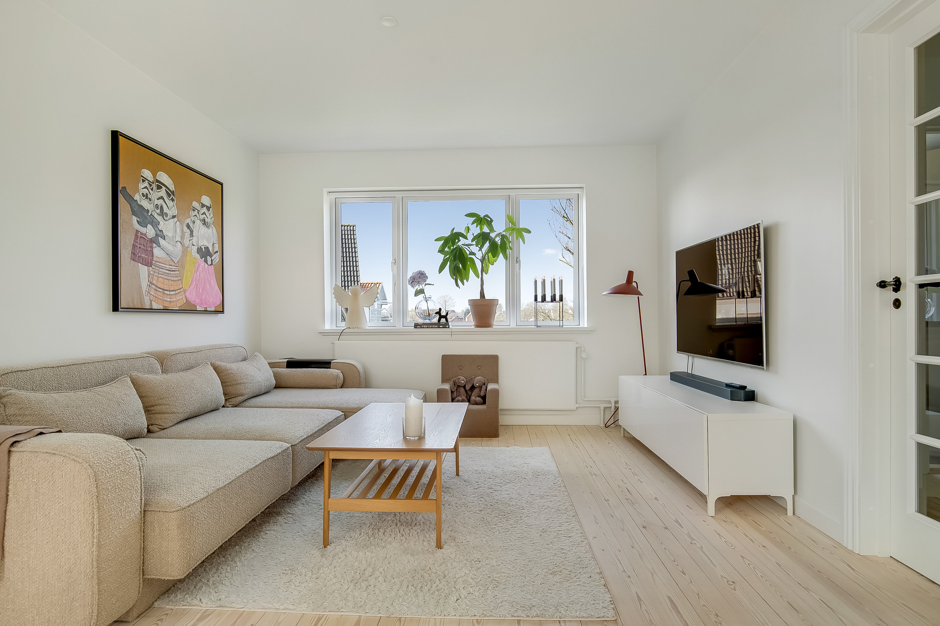 Fremhævet stue billede i fuldskærmstilstand. Billede af A.M.G. Friis Vej 16, 6000 Kolding