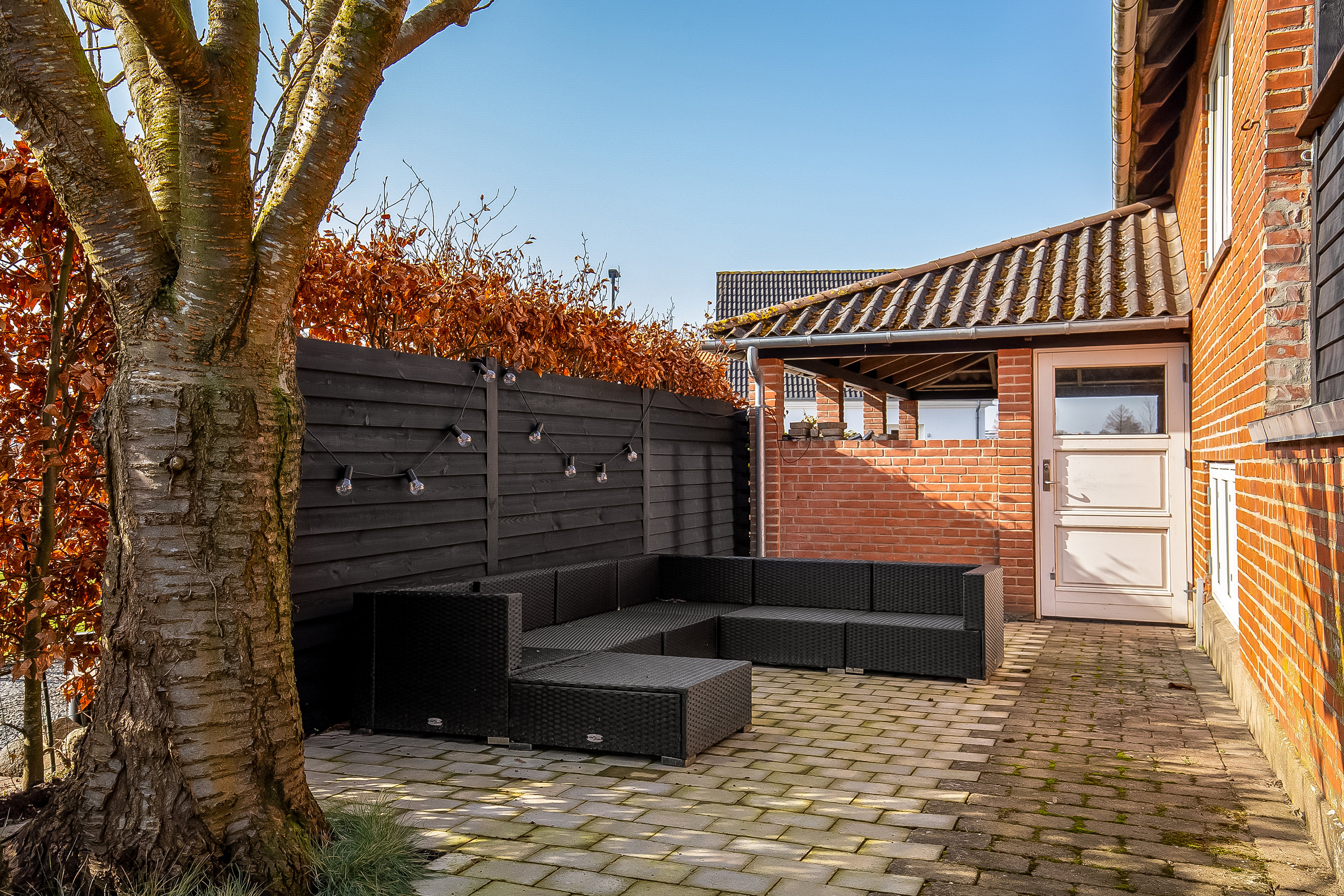 Fremhævet terrasse billede i fuldskærmstilstand. Billede af A.M.G. Friis Vej 16, 6000 Kolding