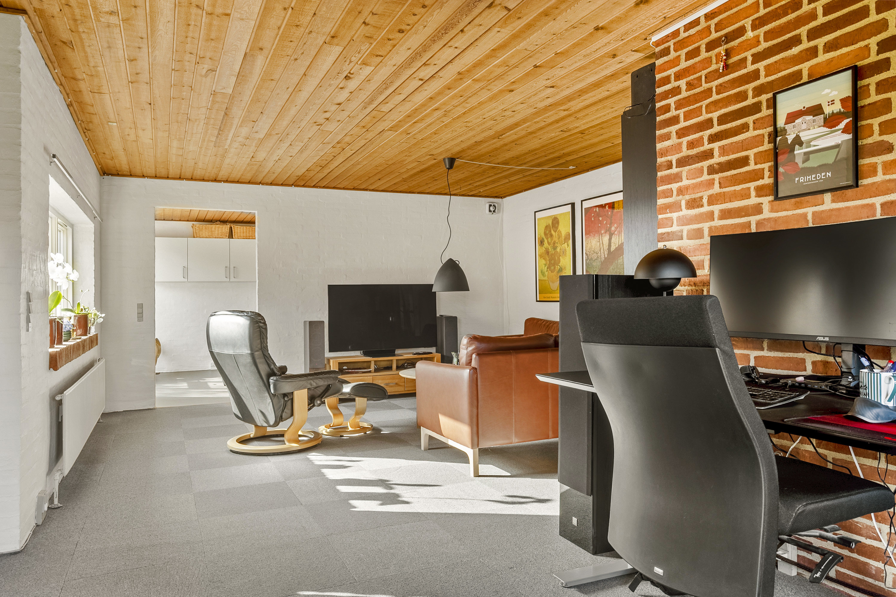 Fremhævet kontor billede i fuldskærmstilstand. Billede af Rugtoften 76, Skodborg, 6630 Rødding