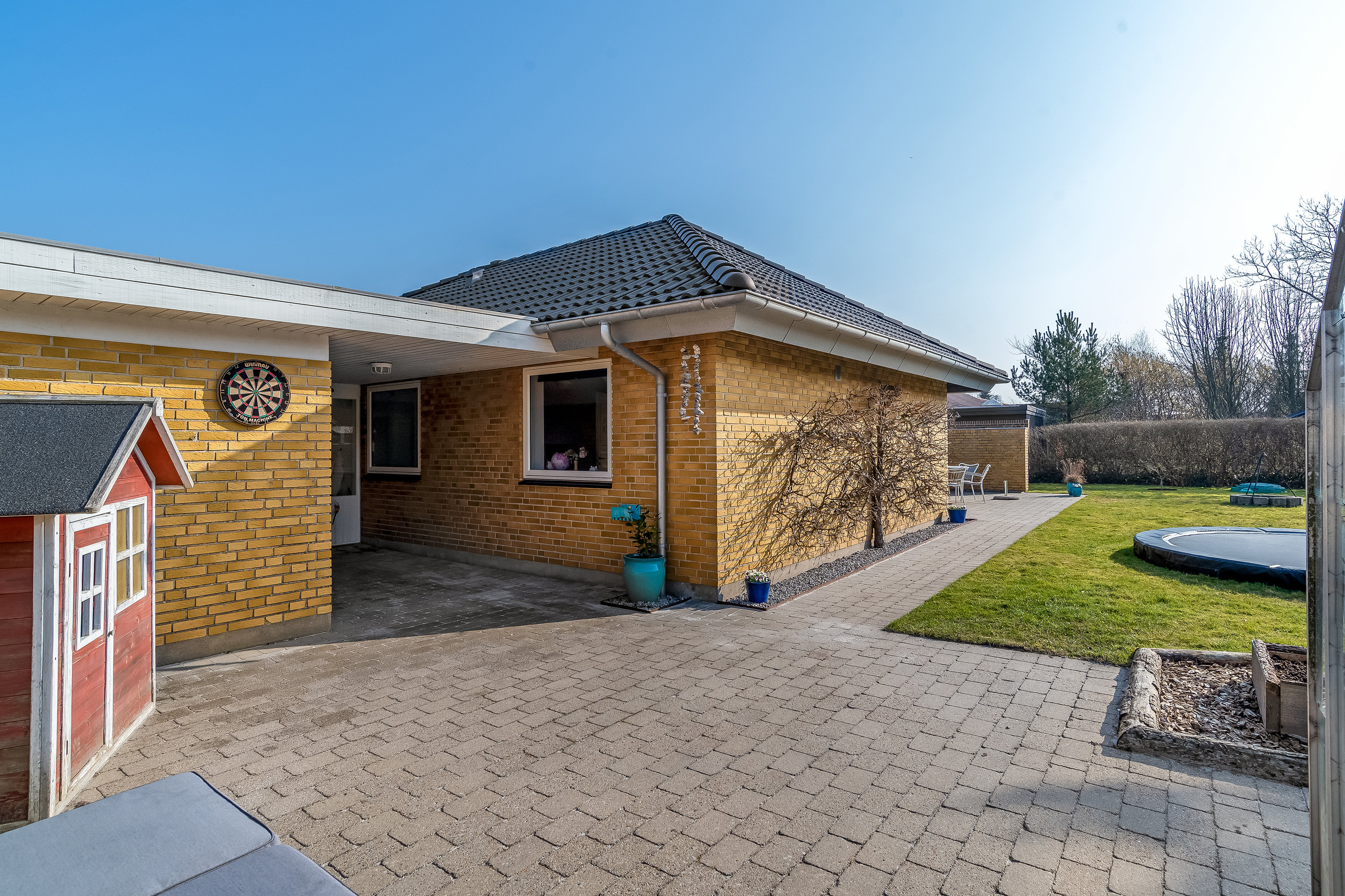 Fremhævet terrasse billede i fuldskærmstilstand. Billede af Parkvej 152, 7500 Holstebro