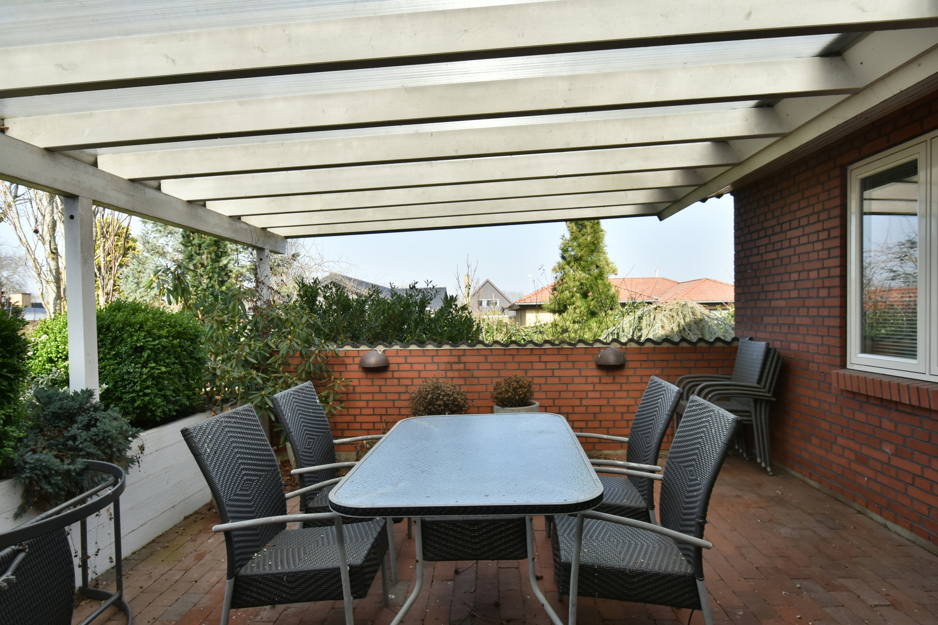 Fremhævet overdækket terrasse billede i fuldskærmstilstand. Billede af Weysesvej 12, 7400 Herning
