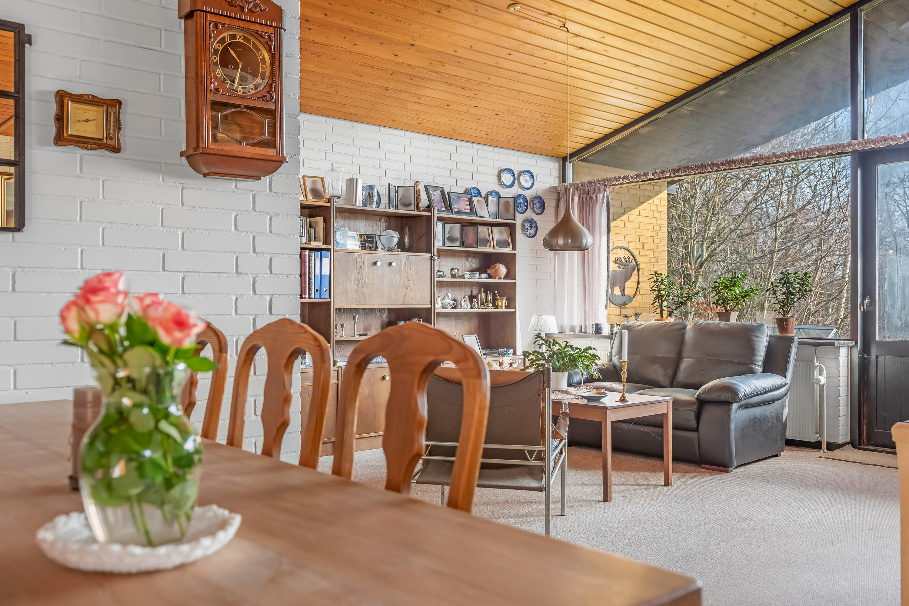 Fremhævet stue billede i fuldskærmstilstand. Billede af Vognstrupvej 7, 7550 Sørvad