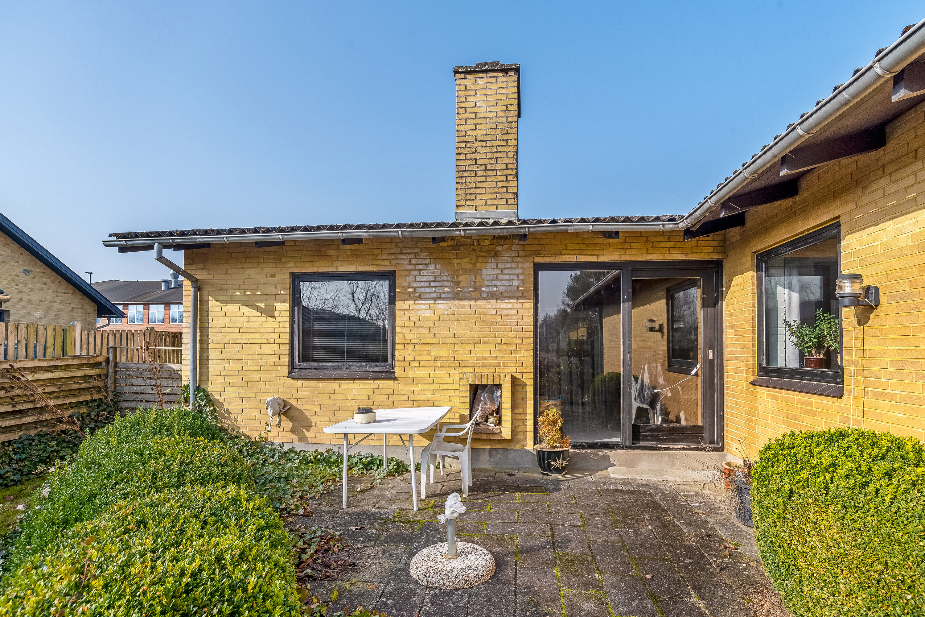 Fremhævet terrasse billede i fuldskærmstilstand. Billede af Vognstrupvej 7, 7550 Sørvad