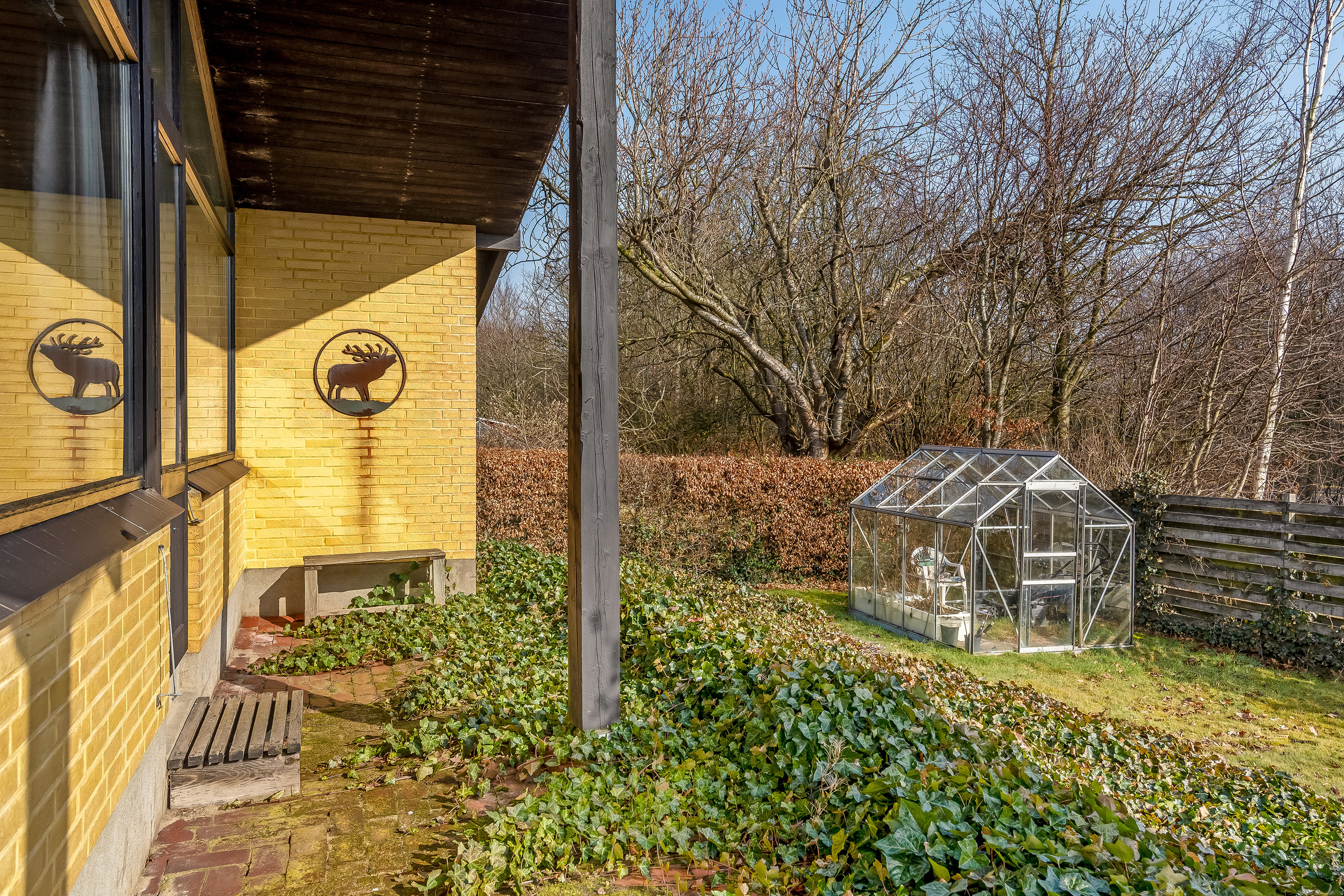 Fremhævet terrasse billede i fuldskærmstilstand. Billede af Vognstrupvej 7, 7550 Sørvad