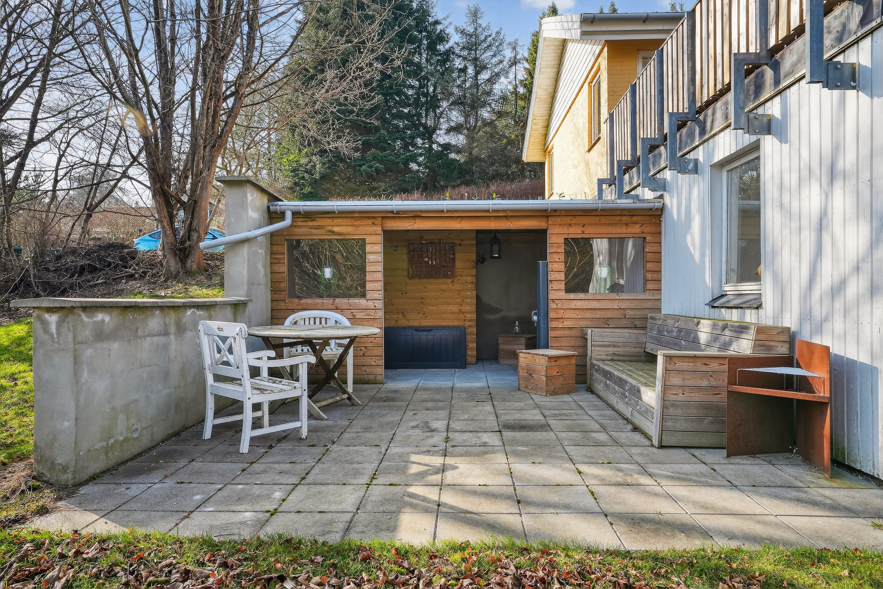 Fremhævet terrasse billede i fuldskærmstilstand. Billede af Hertasvej 15, Nyrup, 4500 Nykøbing Sj